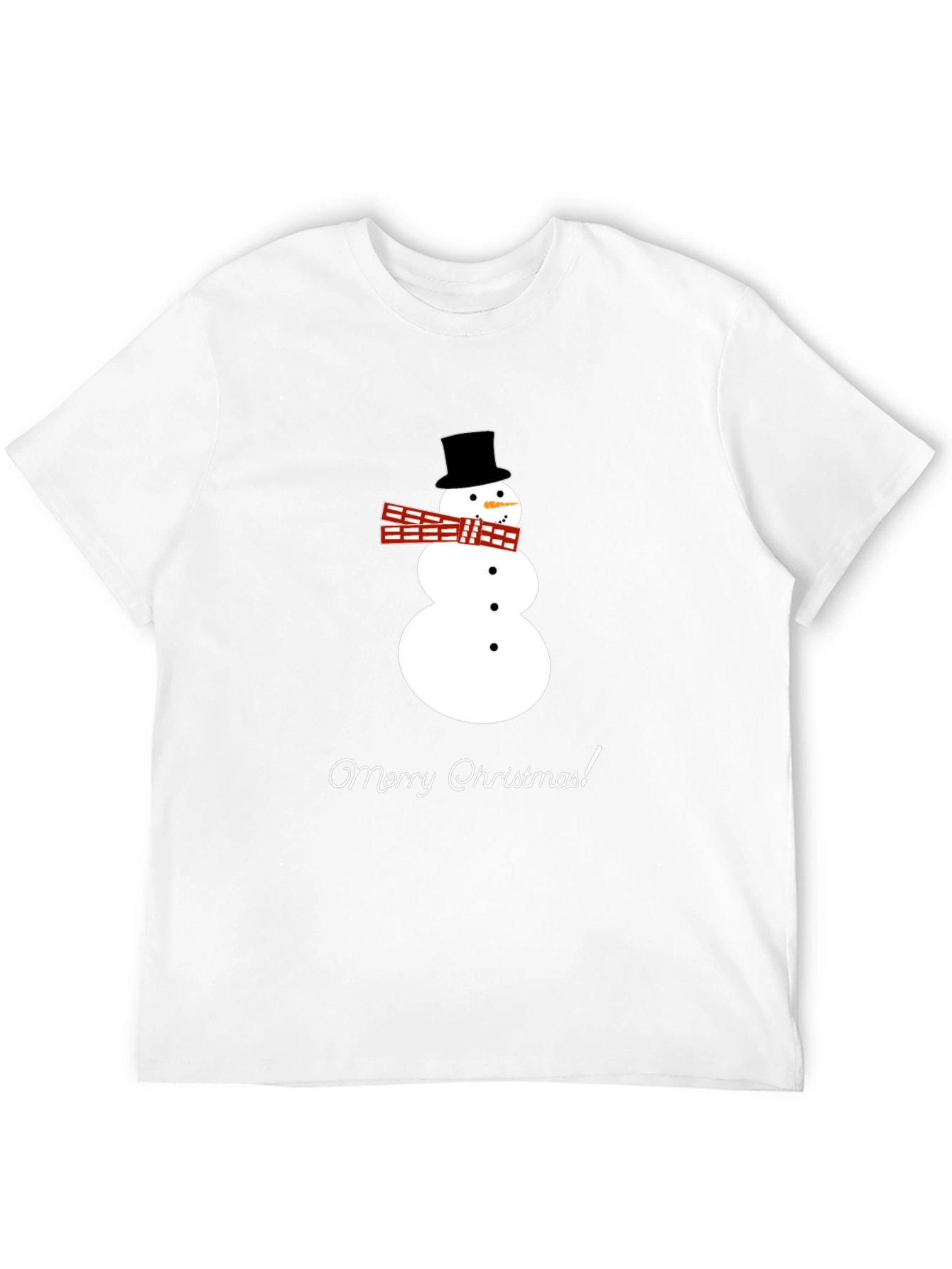 Merry Christmas Snowman T-Shirt Holiday Festive