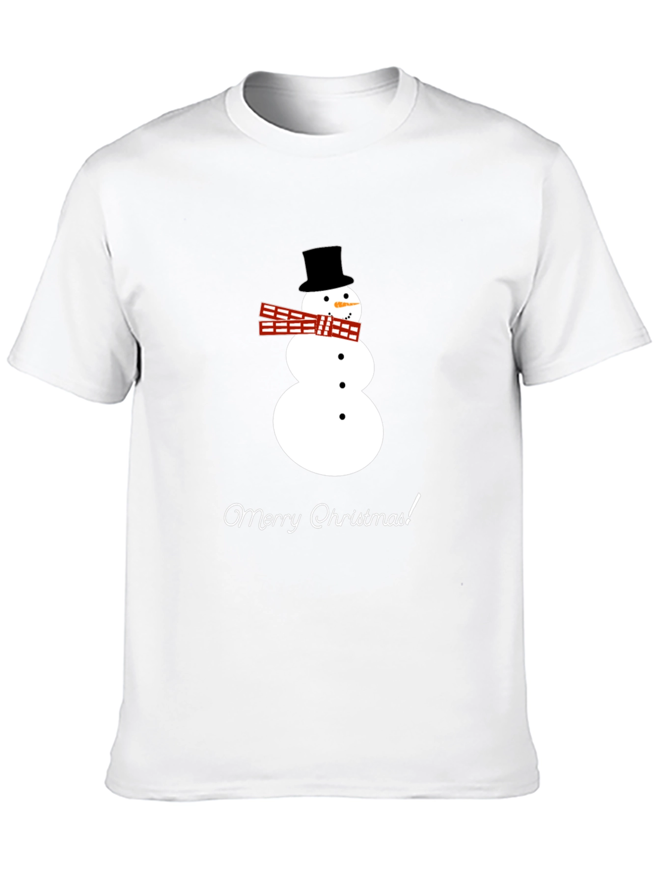 Merry Christmas Snowman T-Shirt Holiday Festive