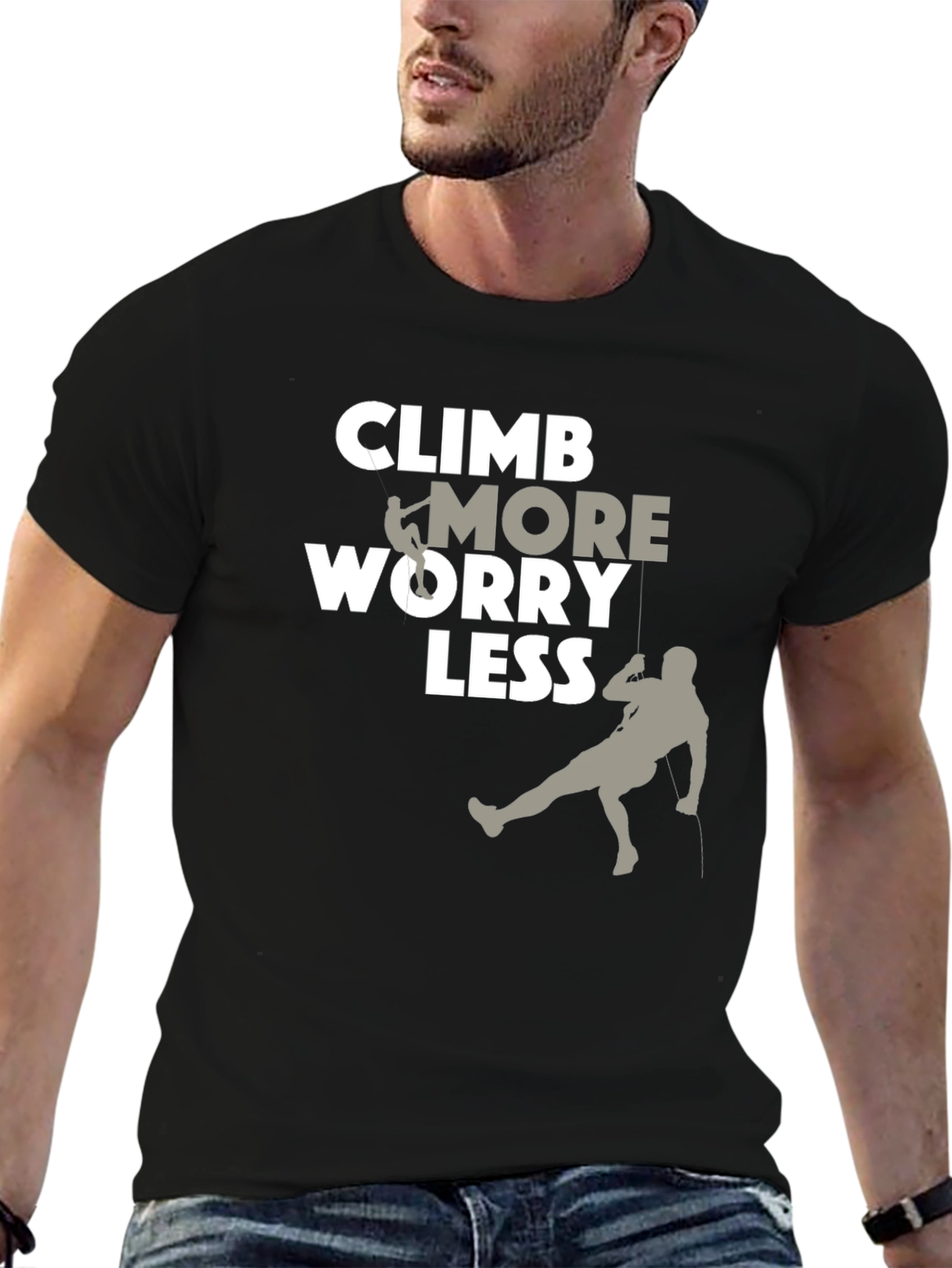 Climb More Worry Less Graphic Tee