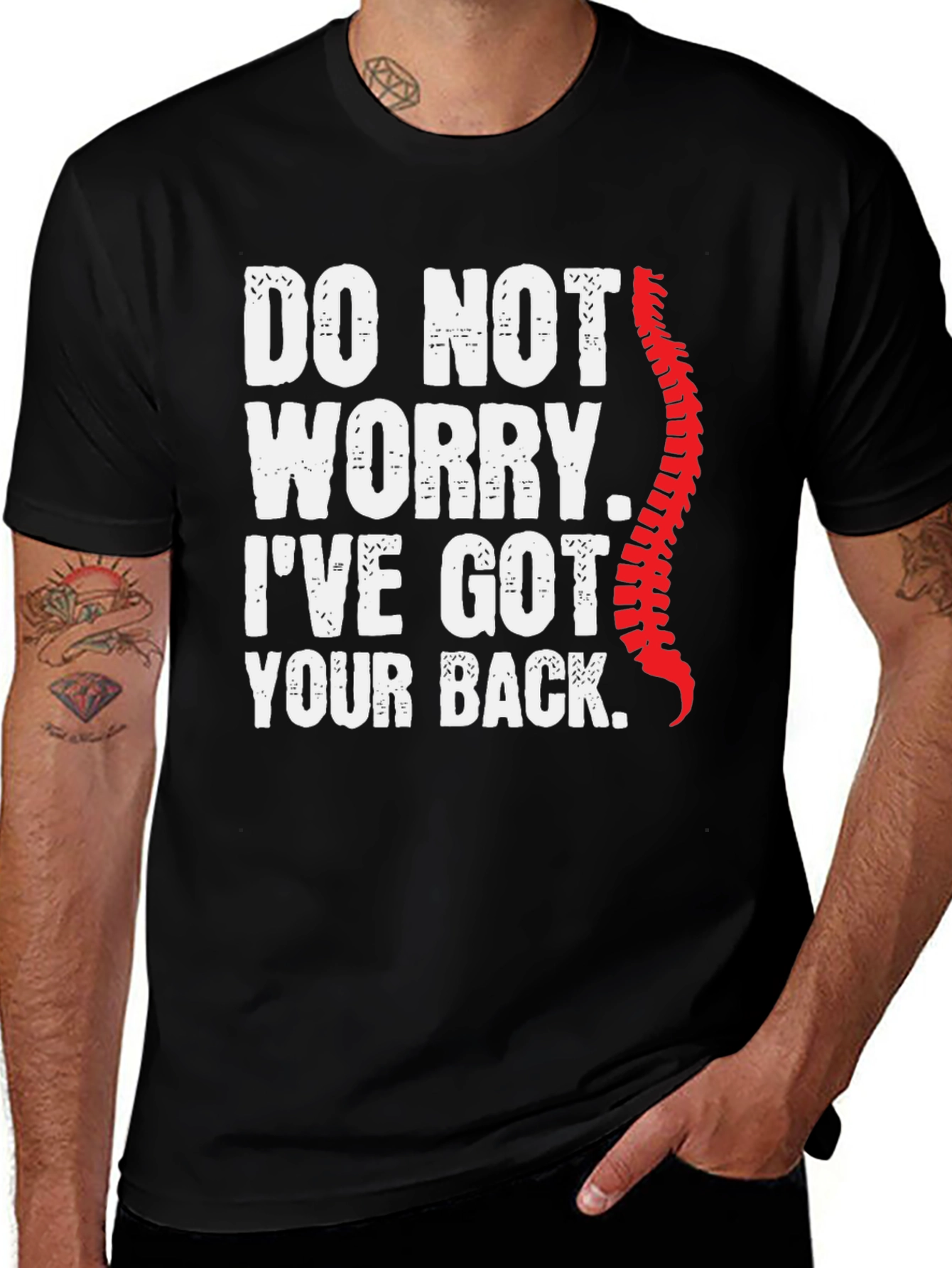 Funny Chiropractor T-Shirt: Ive Got Your Back