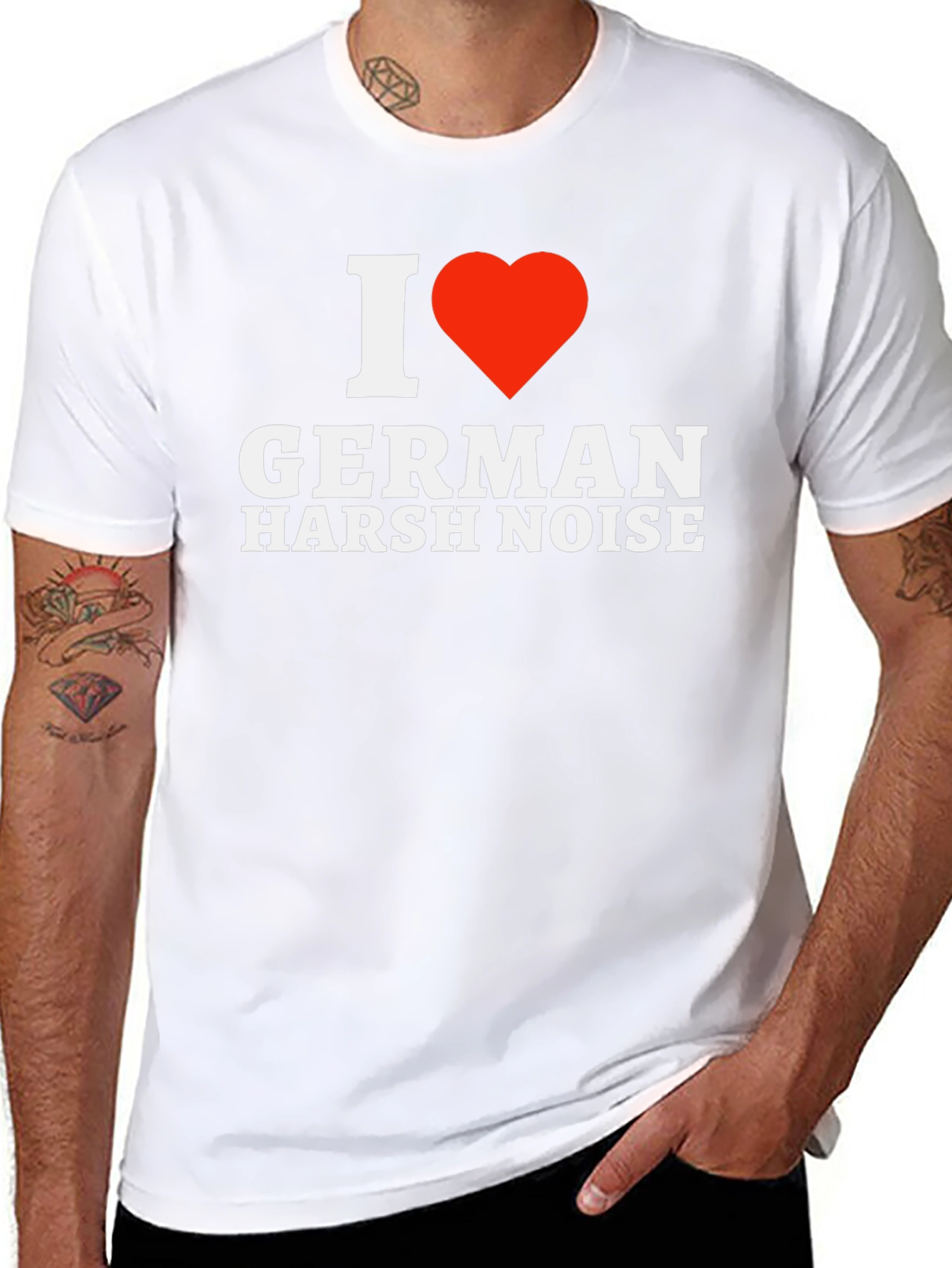 I Love German Harsh Noise T-Shirt