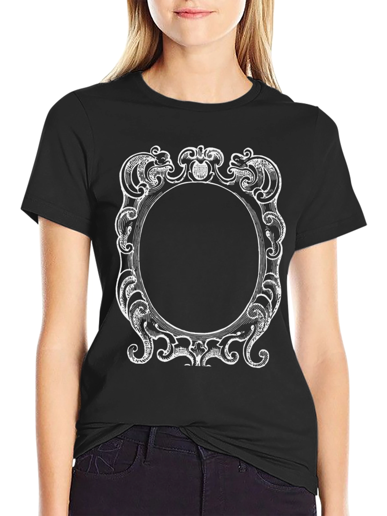 Framed Black T-Shirt