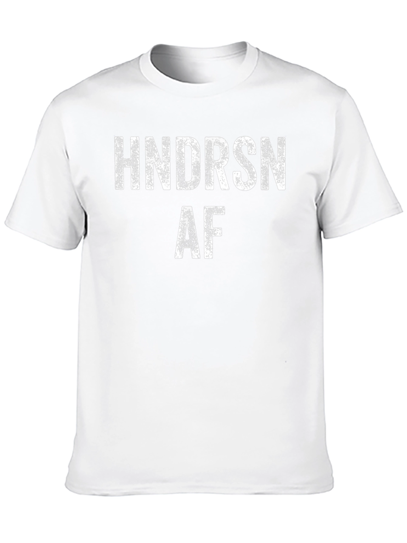 HNDRSN AF Black T-Shirt - Bold Statement Tee