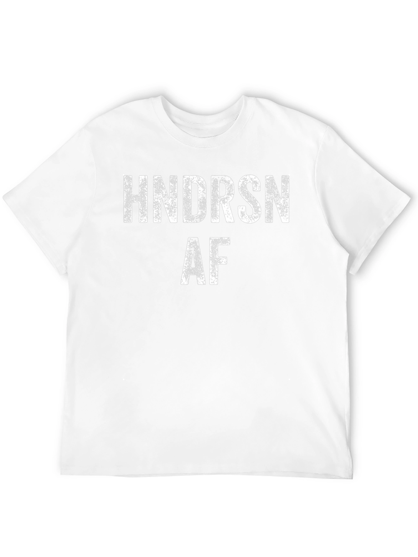 HNDRSN AF Black T-Shirt - Bold Statement Tee