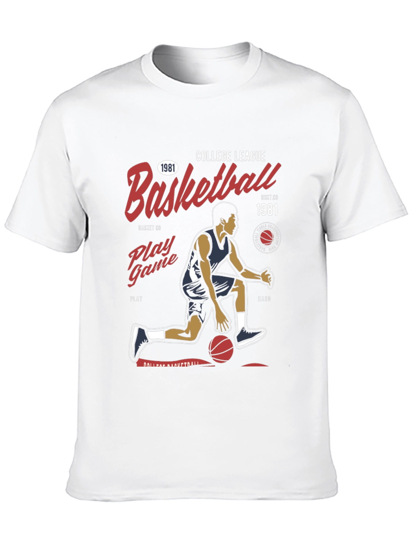 College League Basketball Graphic Tee