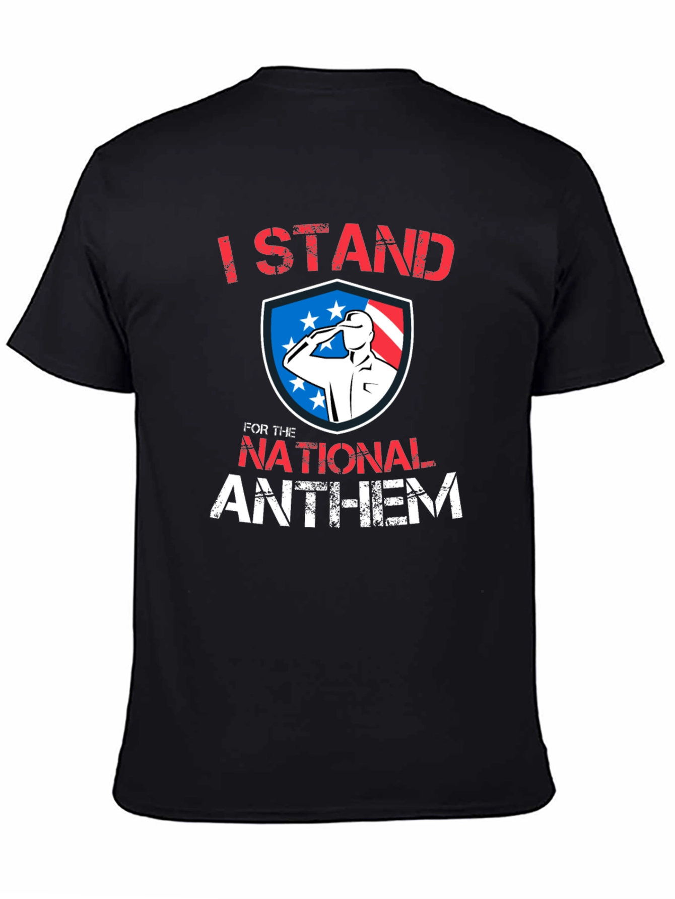 I Stand for The National Anthem Patriotic T-Shirt