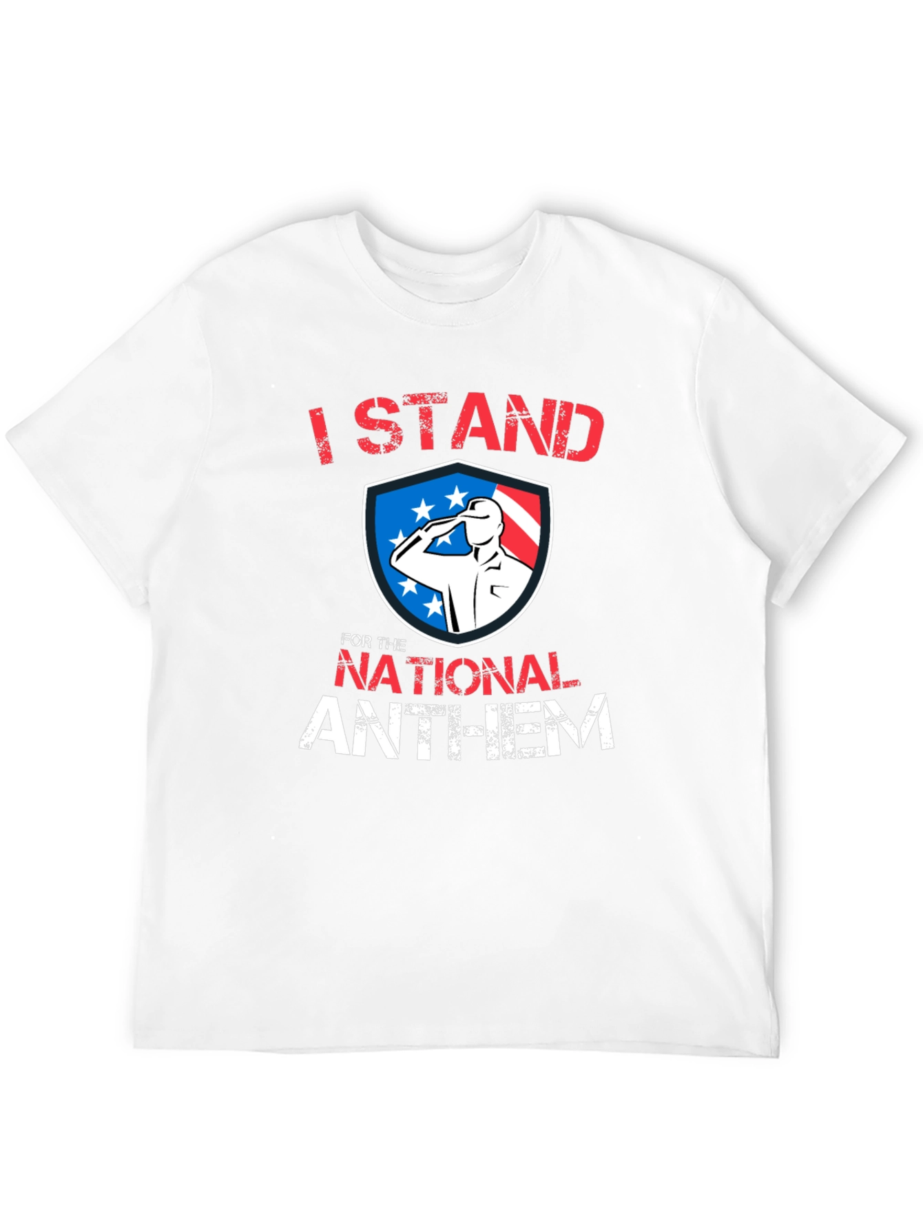 I Stand for The National Anthem Patriotic T-Shirt