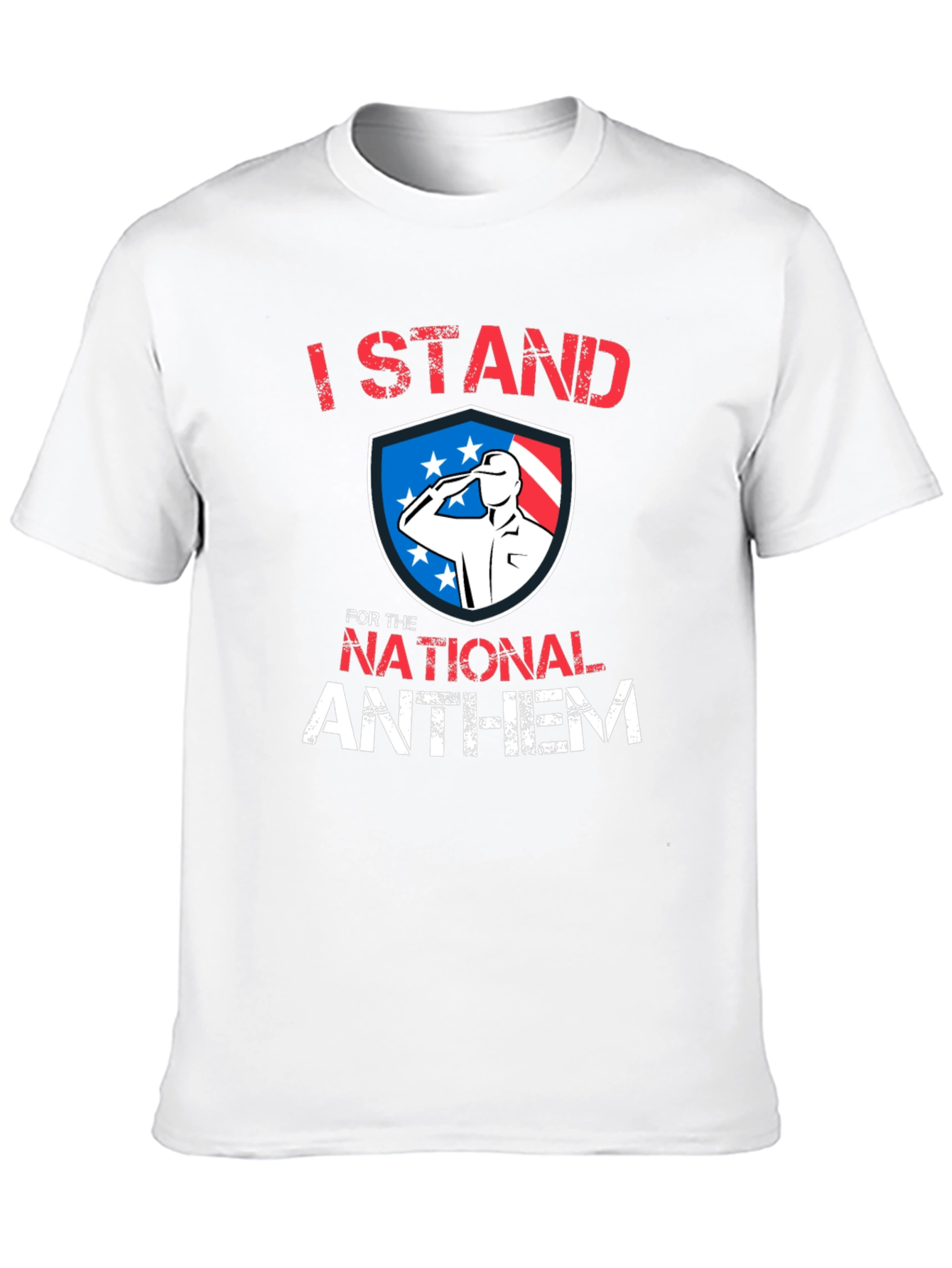 I Stand for The National Anthem Patriotic T-Shirt