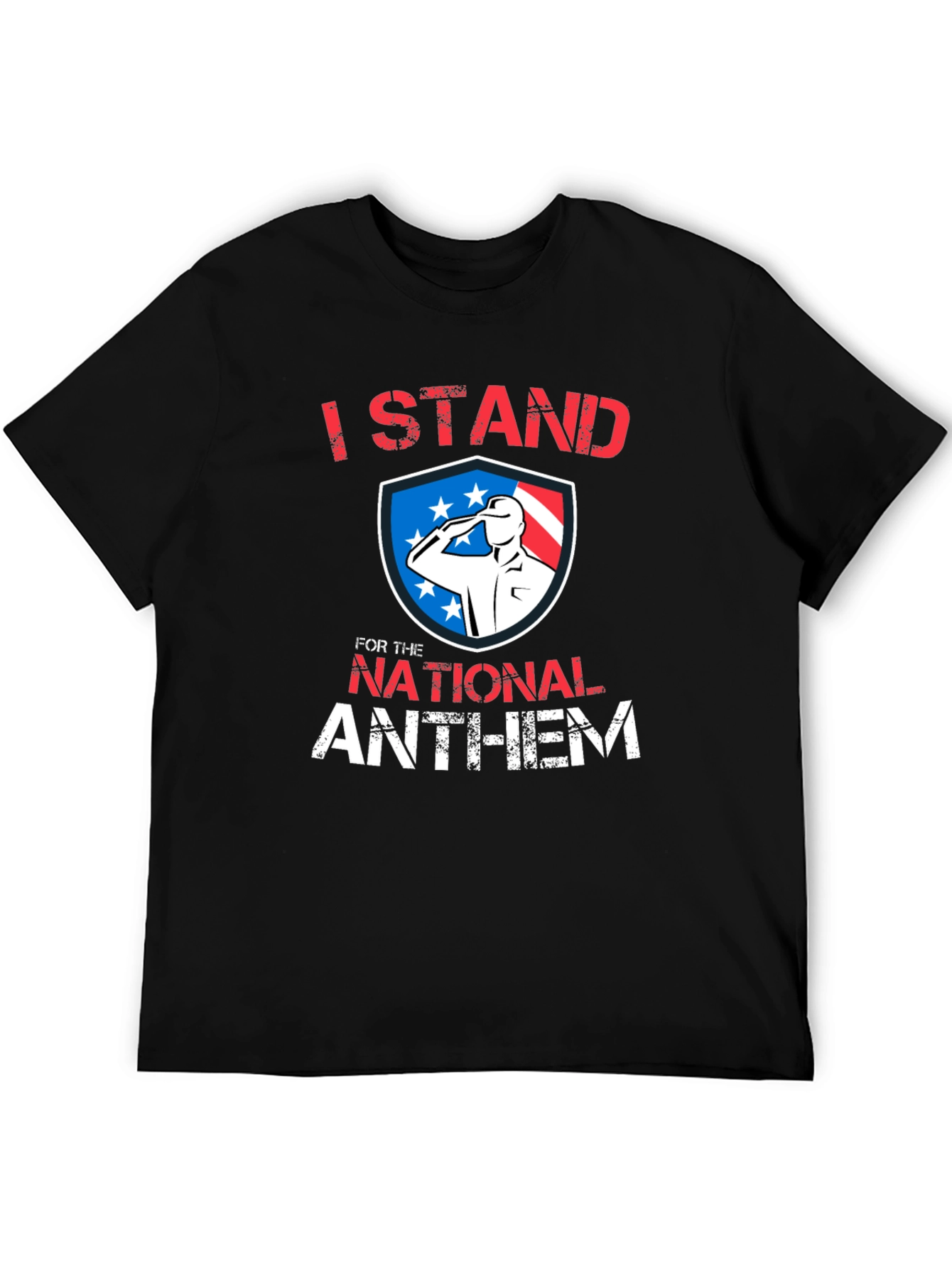 I Stand for The National Anthem Patriotic T-Shirt