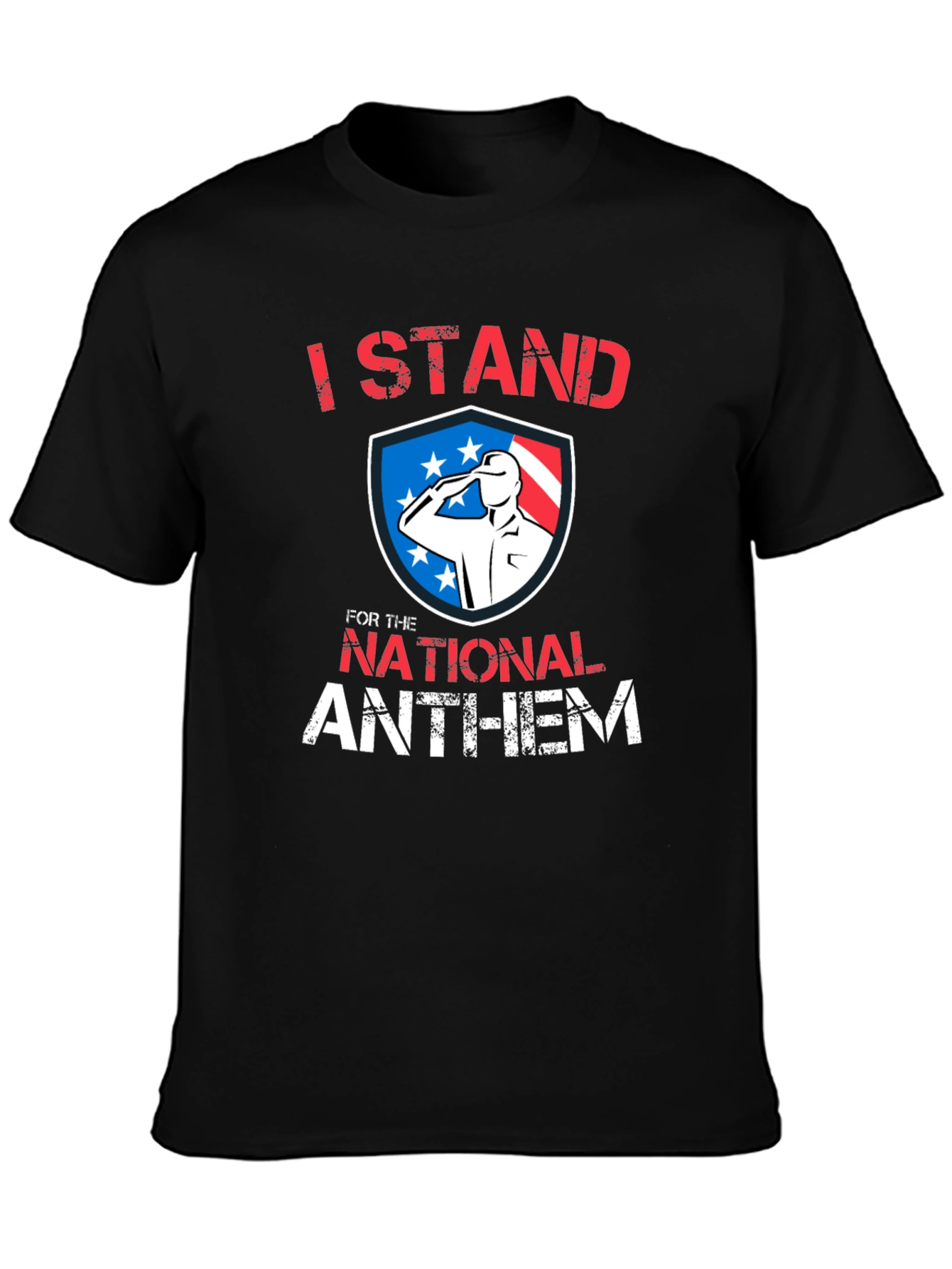 I Stand for The National Anthem Patriotic T-Shirt