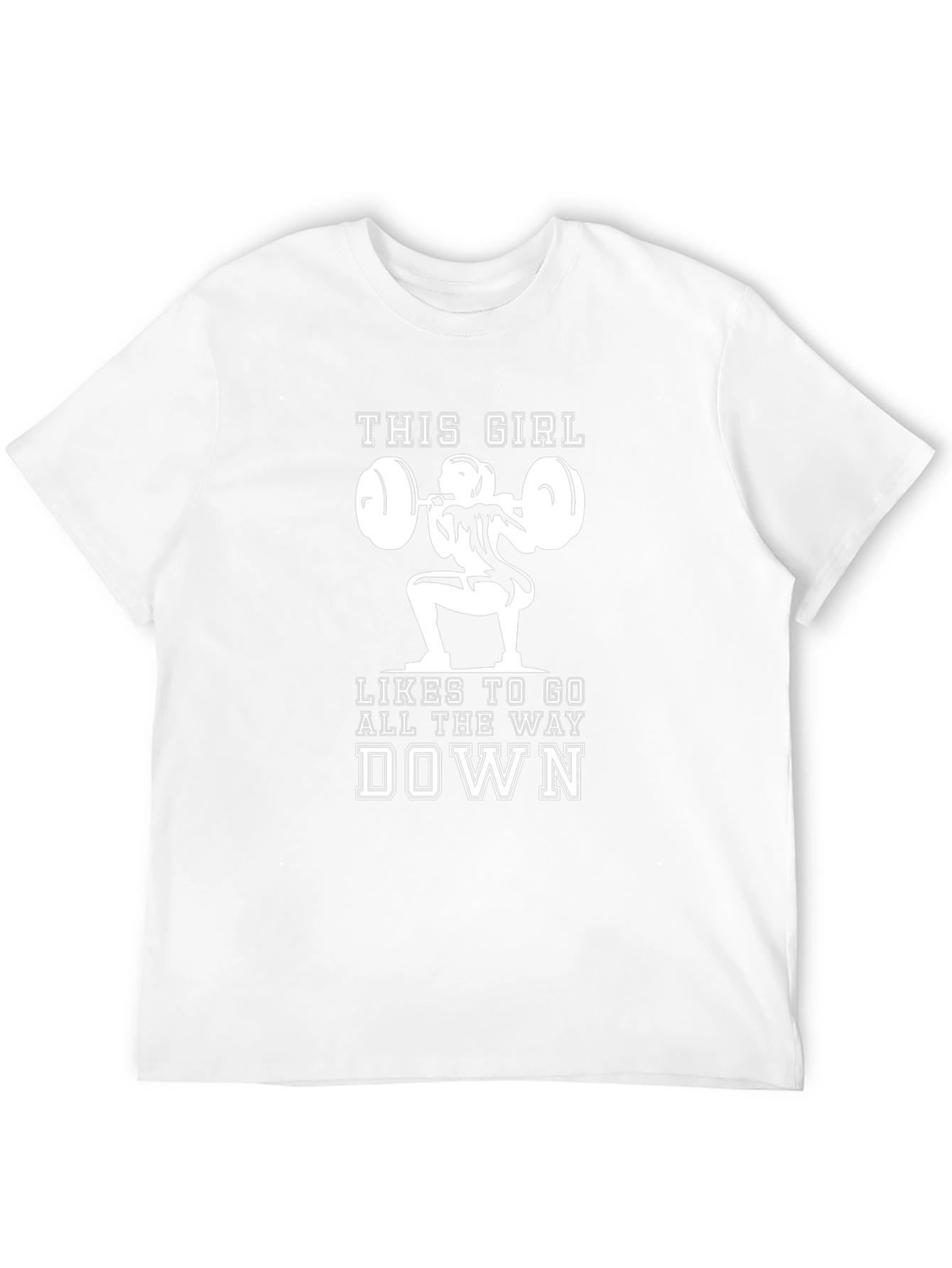 Weightlifting Girl Black Graphic Tee