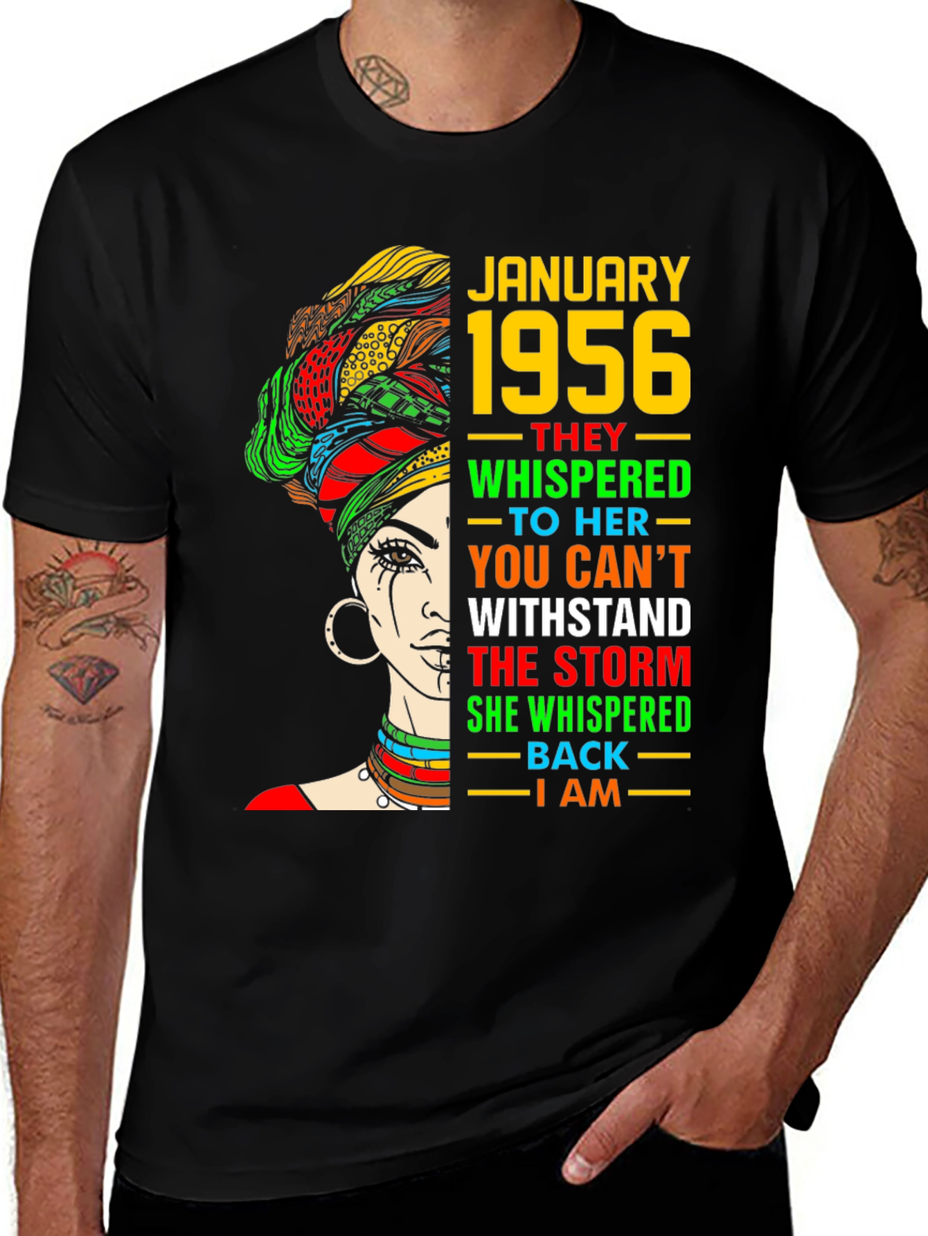 January 1956 Black Woman T-Shirt