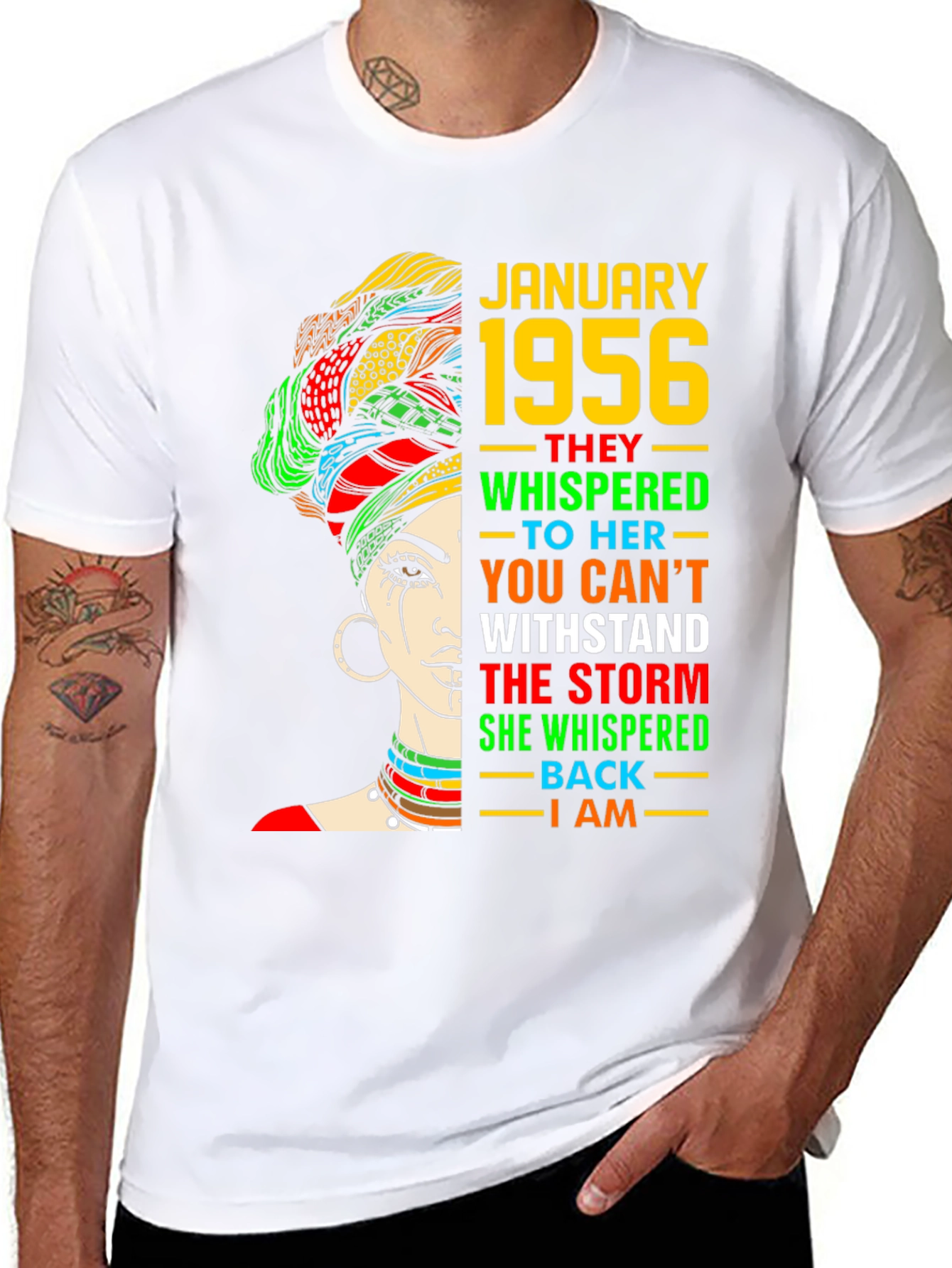 January 1956 Black Woman T-Shirt