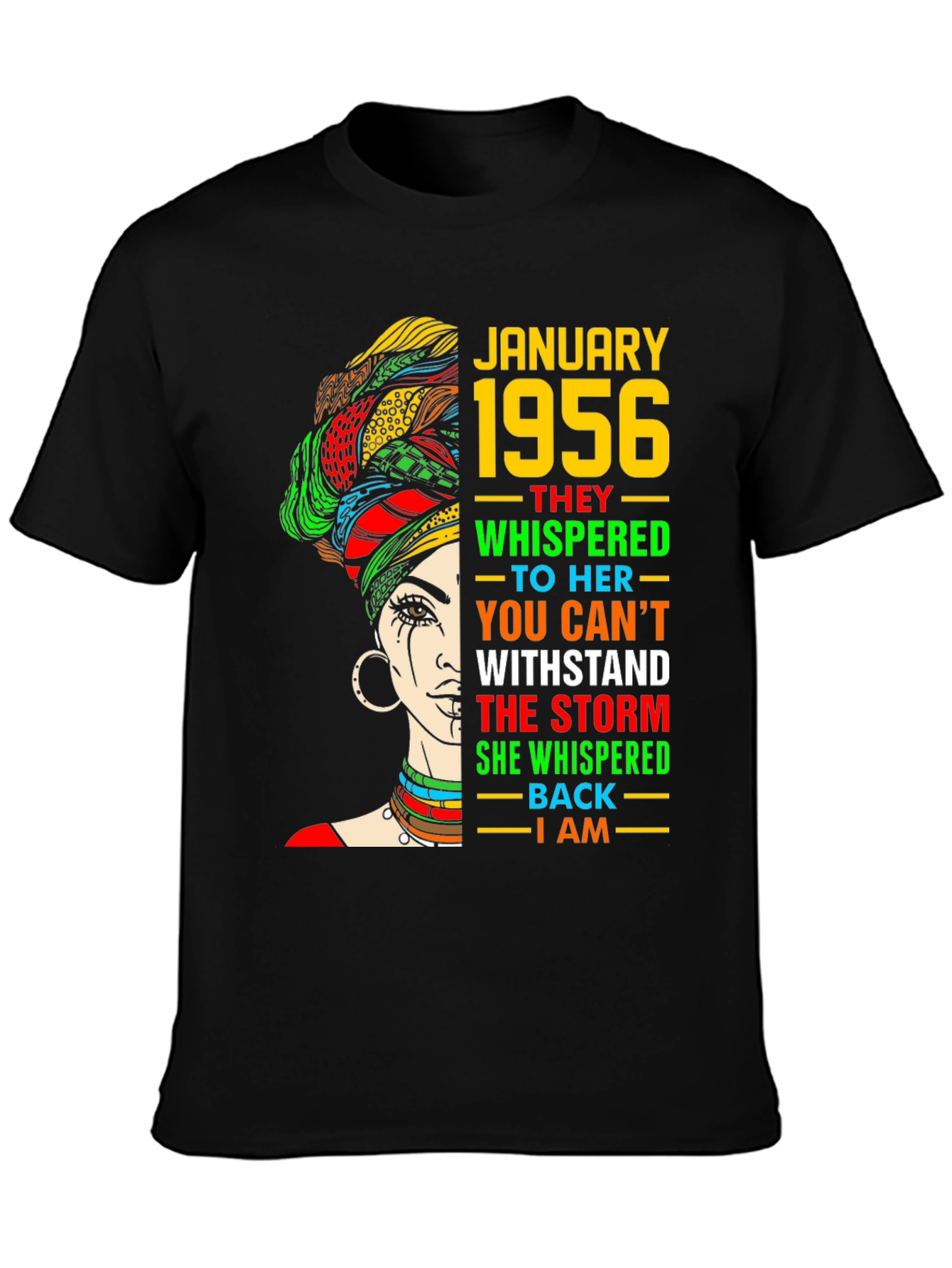January 1956 Black Woman T-Shirt