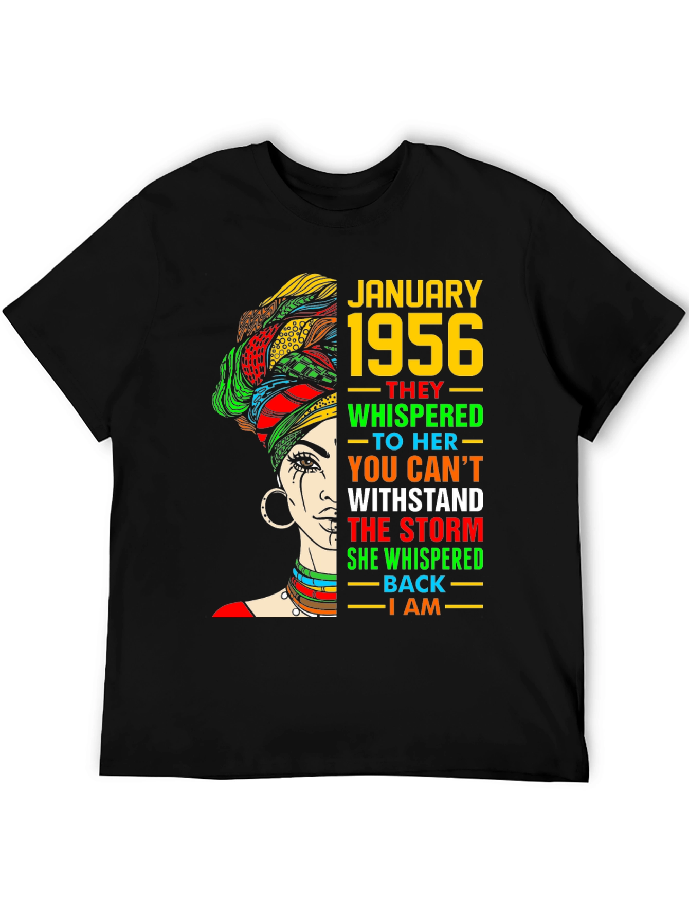 January 1956 Black Woman T-Shirt