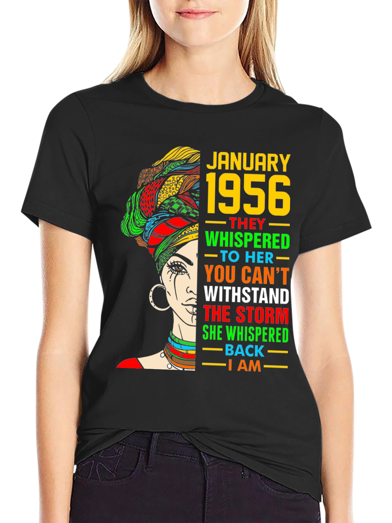 January 1956 Black Woman T-Shirt