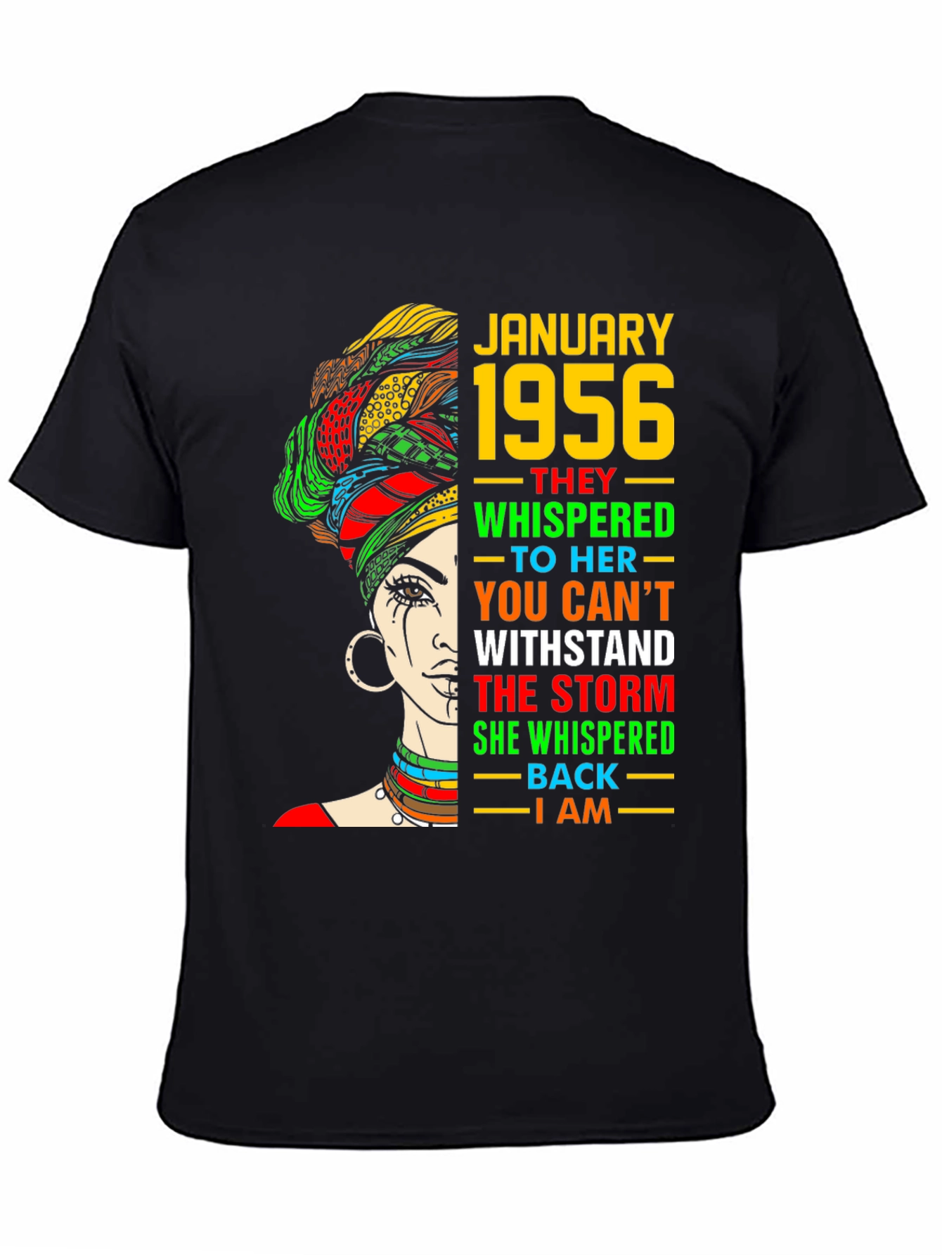 January 1956 Black Woman T-Shirt
