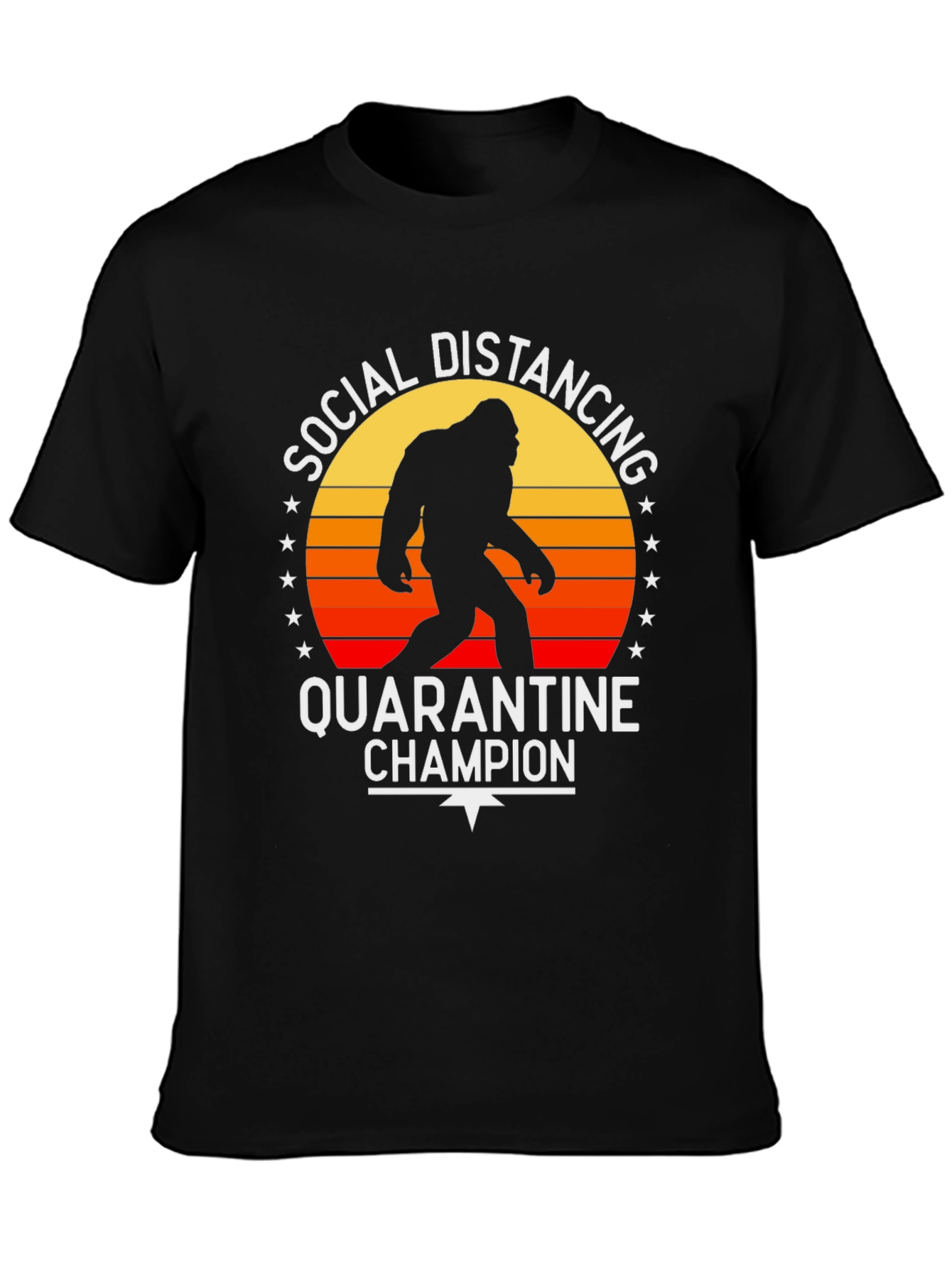 Social Distancing Quarantine Champion T-Shirt