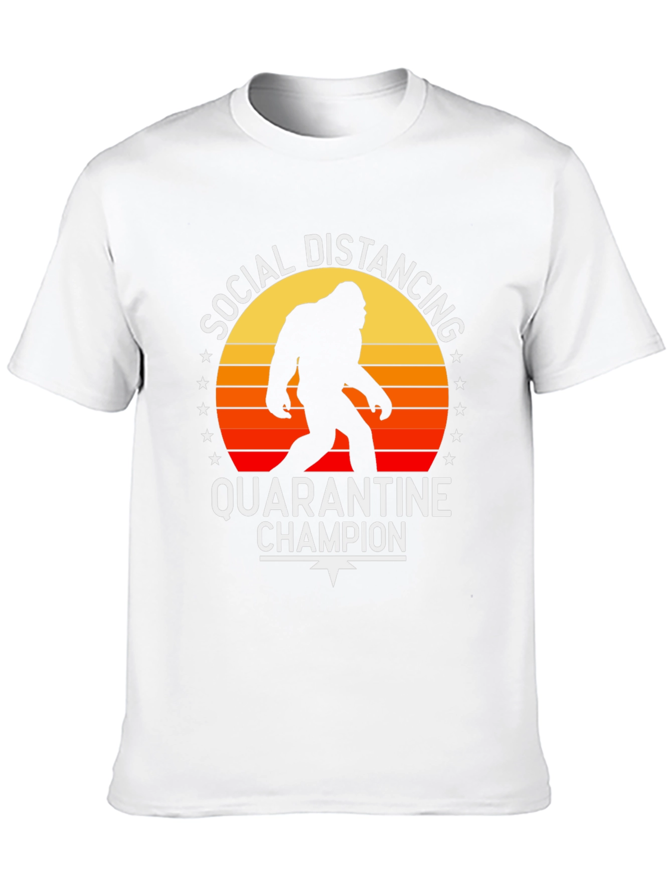 Social Distancing Quarantine Champion T-Shirt