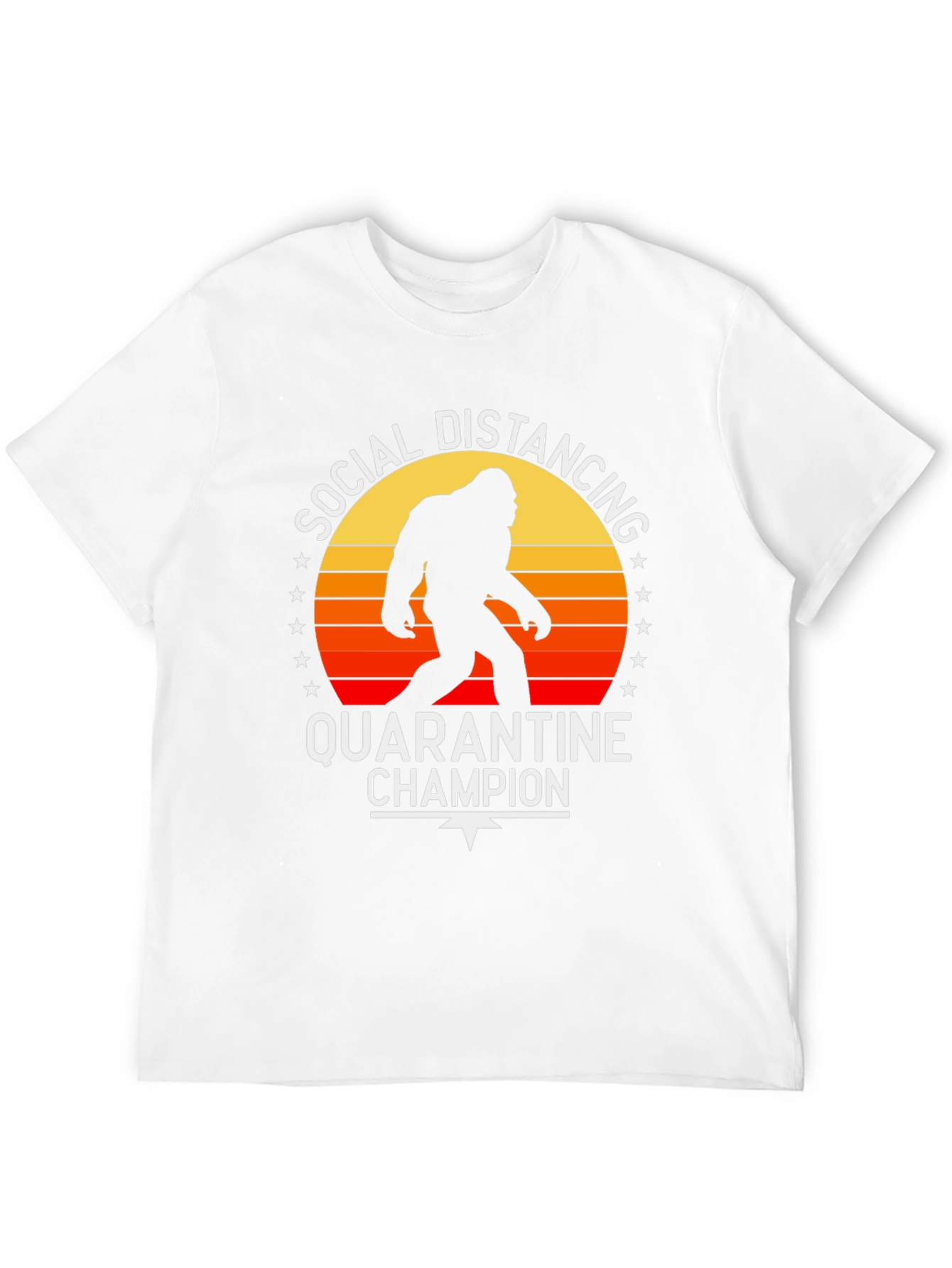 Social Distancing Quarantine Champion T-Shirt