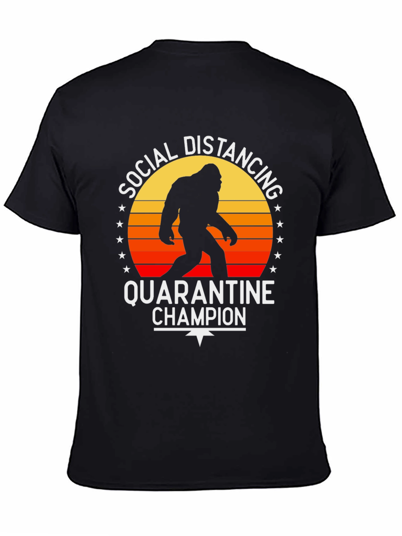 Social Distancing Quarantine Champion T-Shirt