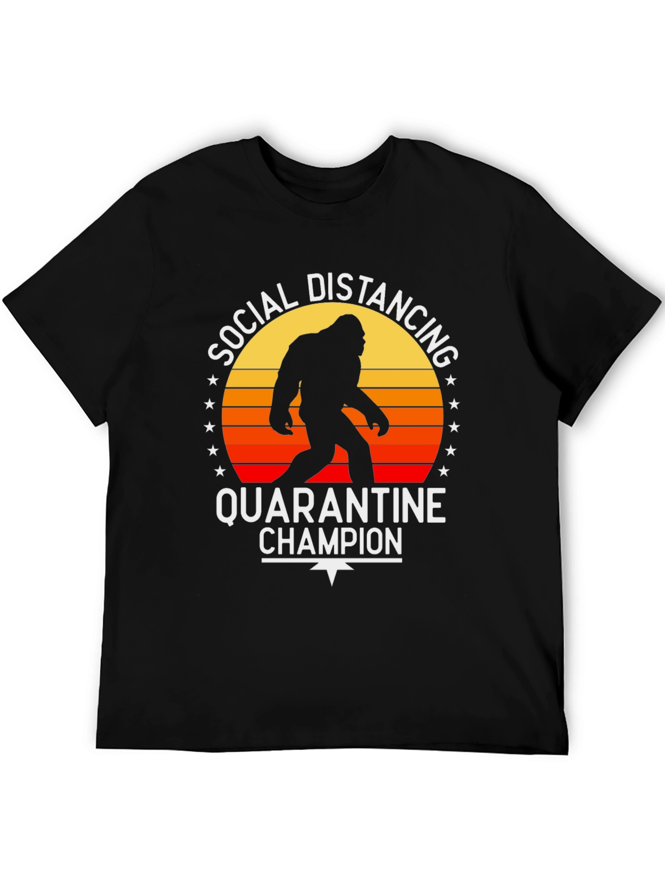 Social Distancing Quarantine Champion T-Shirt