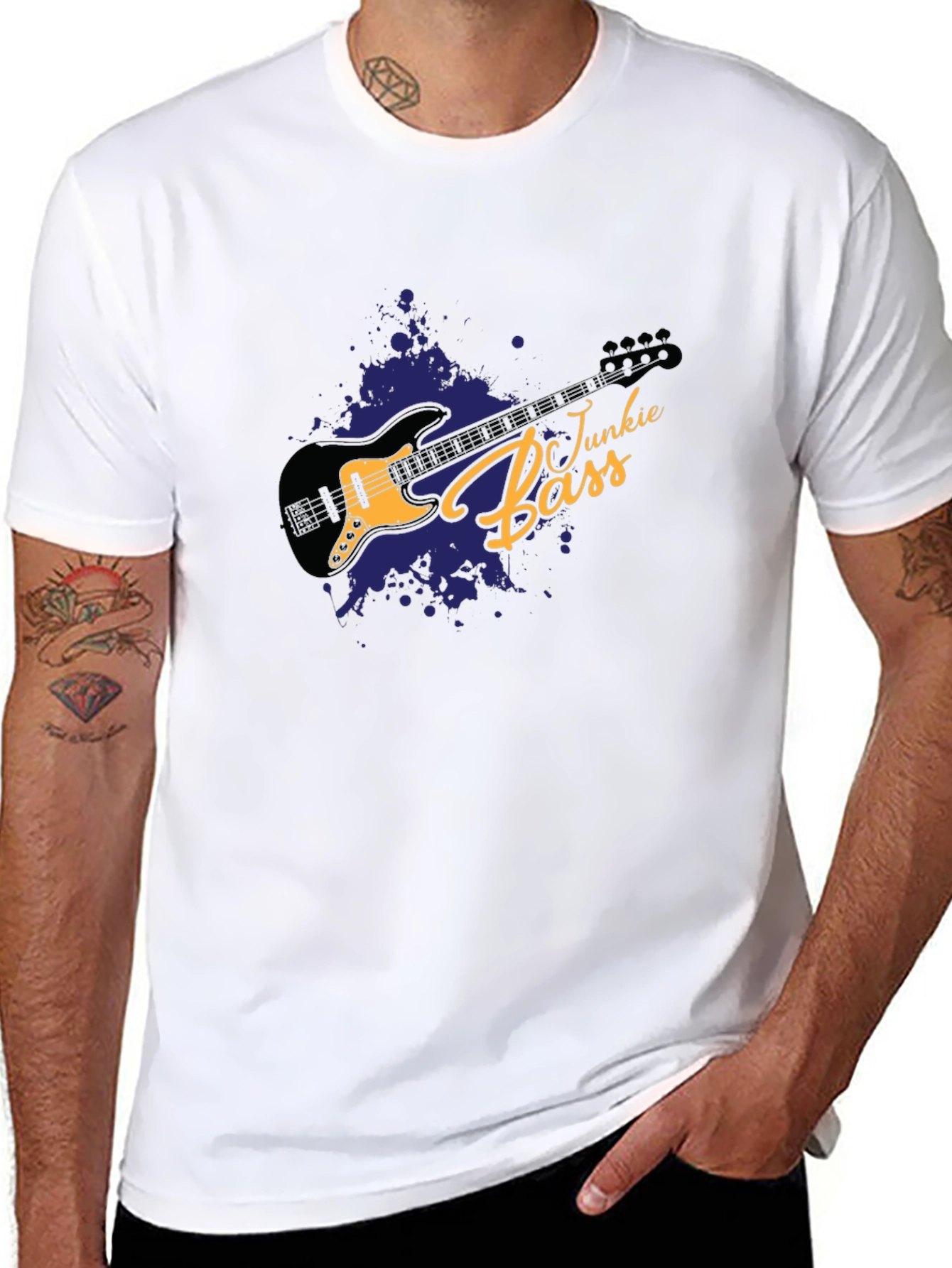 Junkie Bass T-Shirt - Music Lover Tee