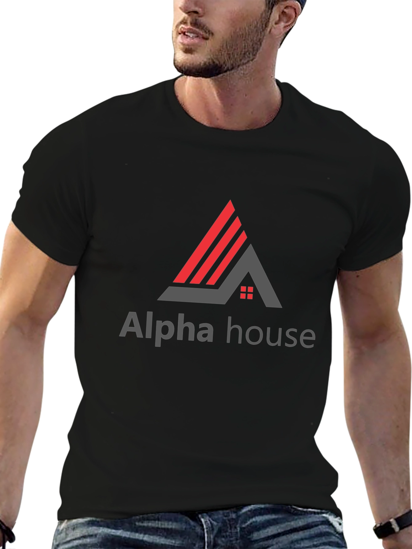 Alpha House Graphic Tee - Modern Style