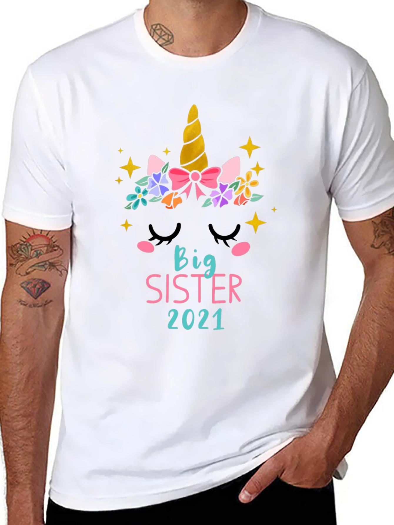 Big Sister 2021 Unicorn T-Shirt