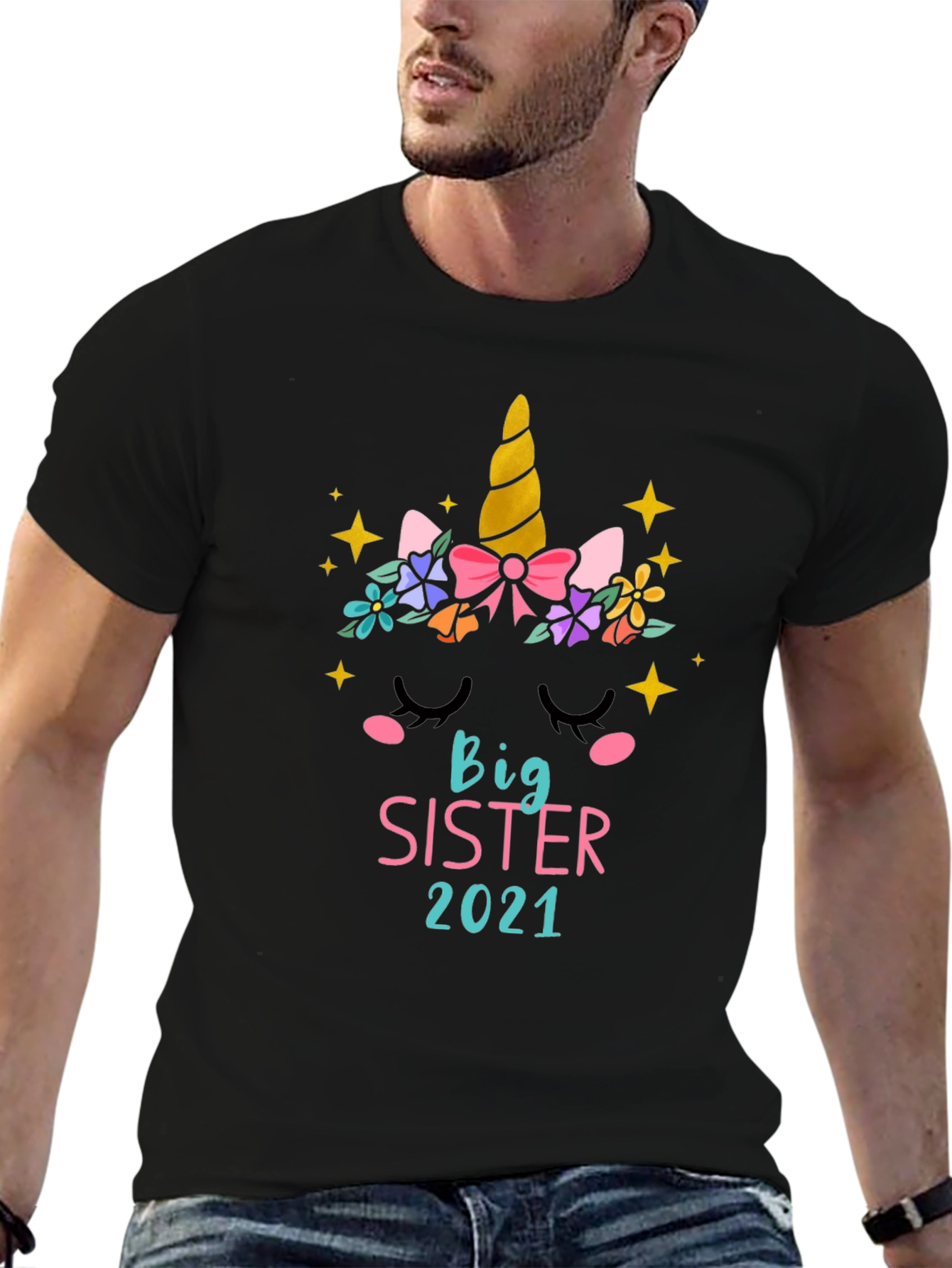 Big Sister 2021 Unicorn T-Shirt