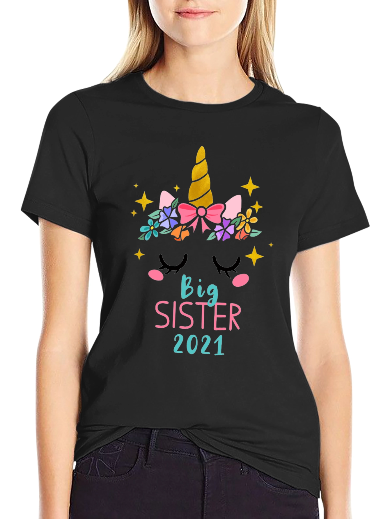Big Sister 2021 Unicorn T-Shirt