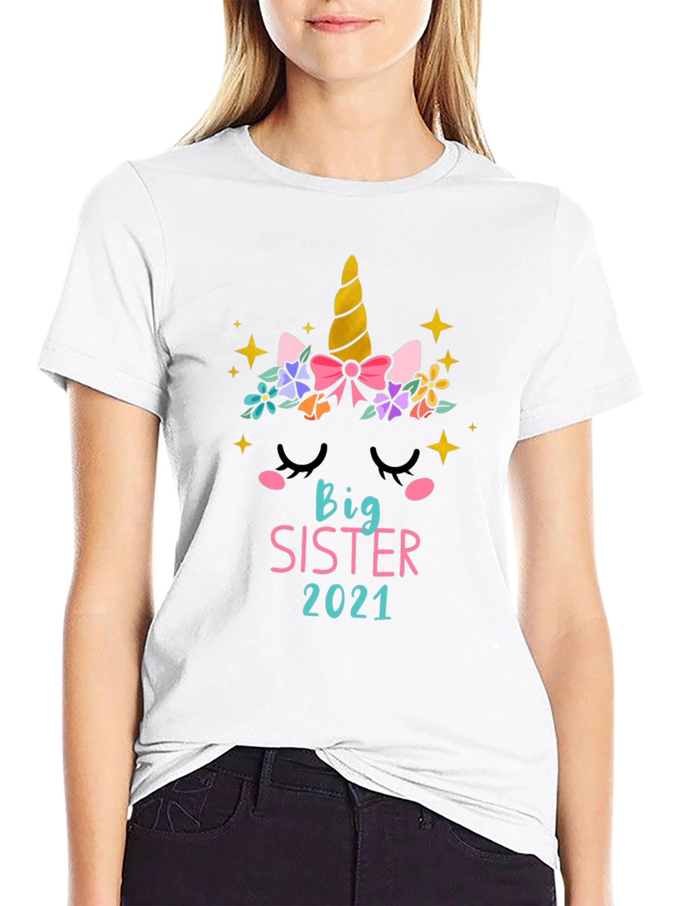 Big Sister 2021 Unicorn T-Shirt