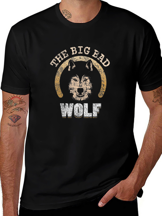 The Big Bad Wolf Graphic Tee - Mens Black T-Shirt
