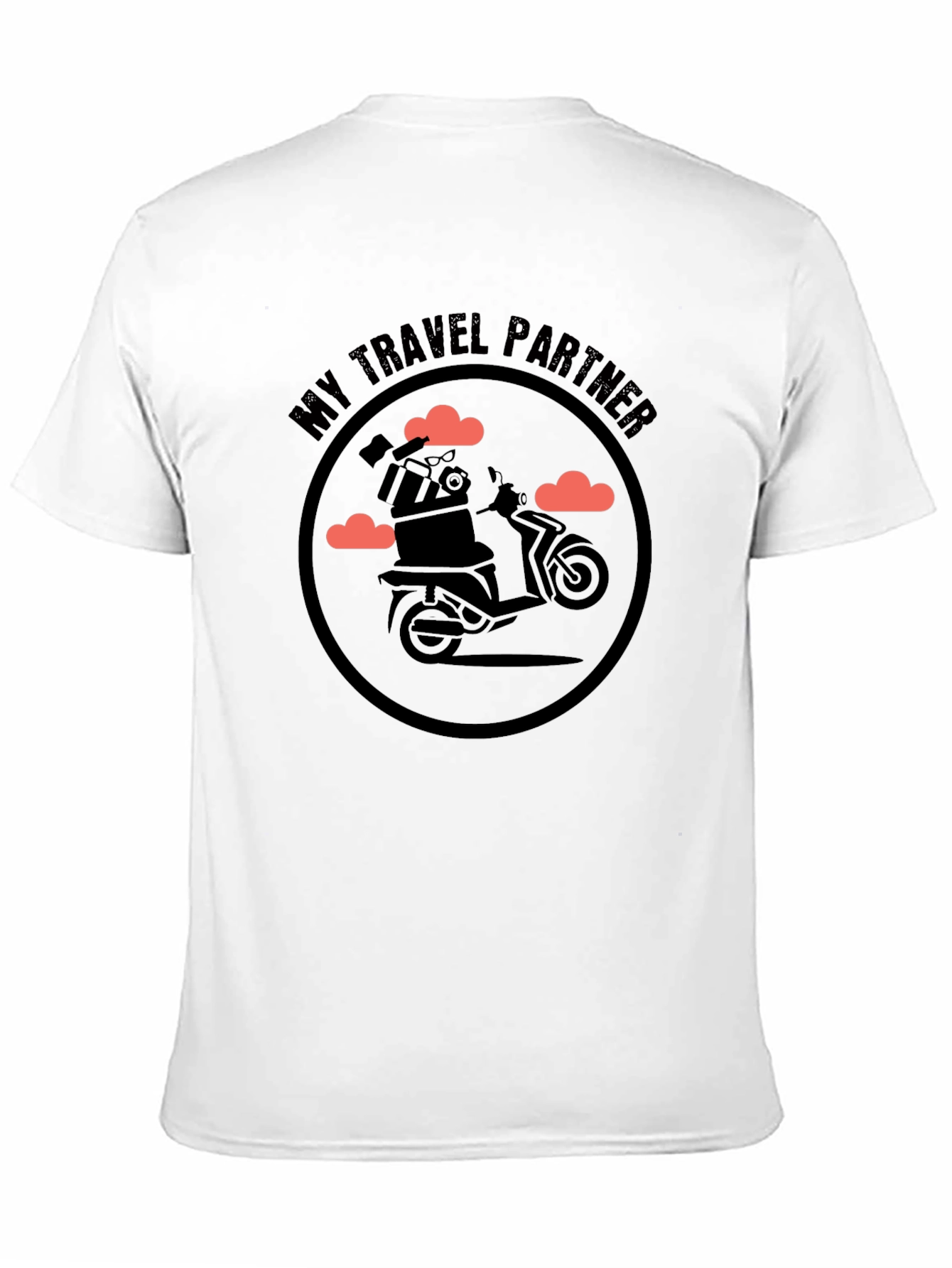 My Travel Partner Graphic Tee - Scooter Design