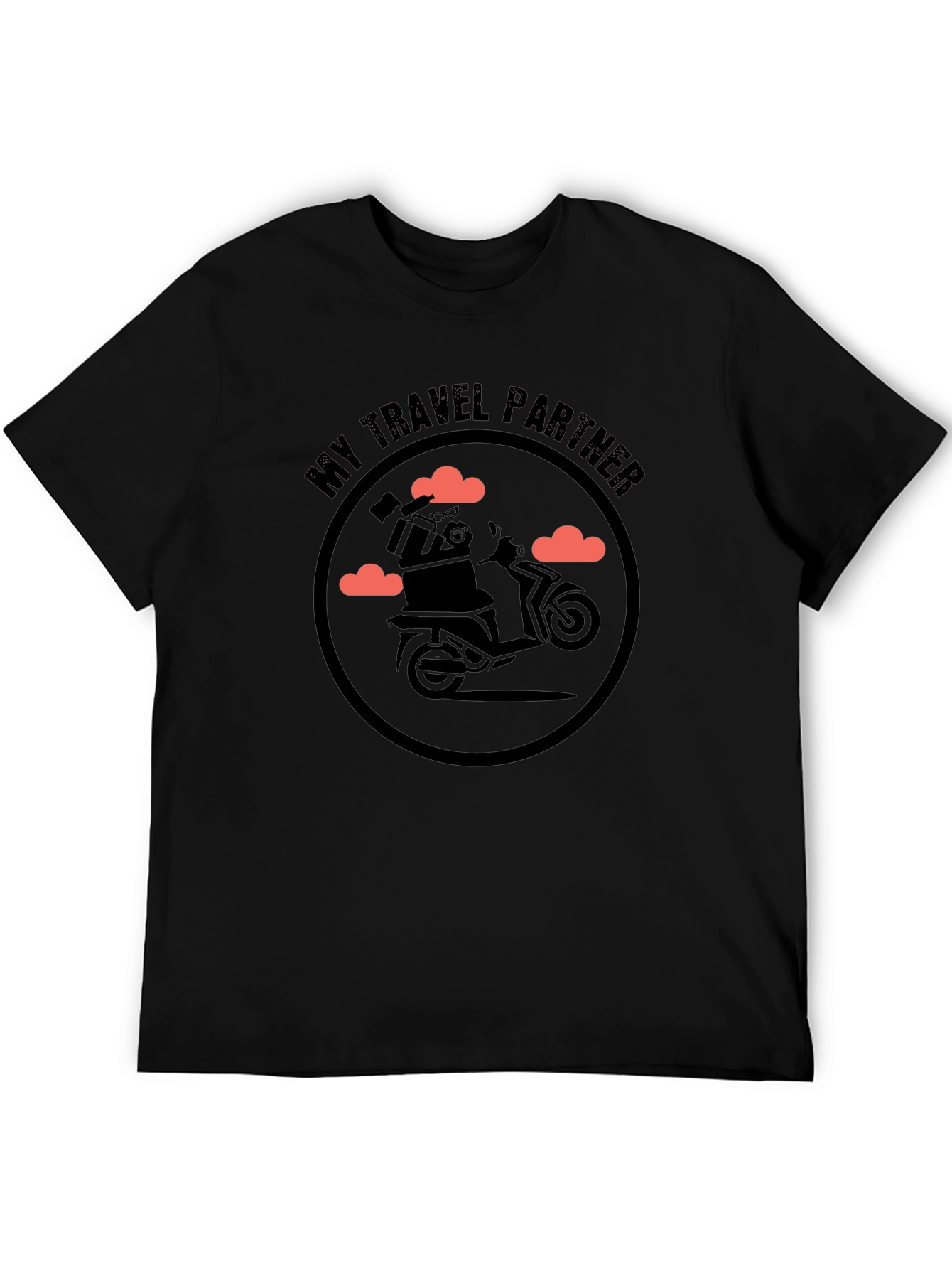 My Travel Partner Graphic Tee - Scooter Design