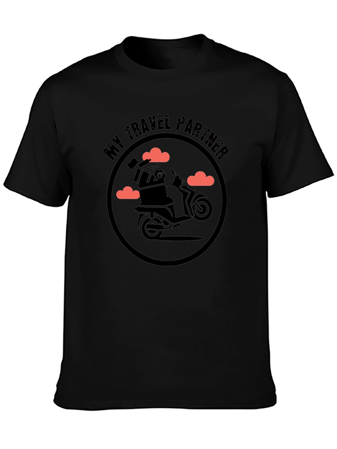 My Travel Partner Graphic Tee - Scooter Design