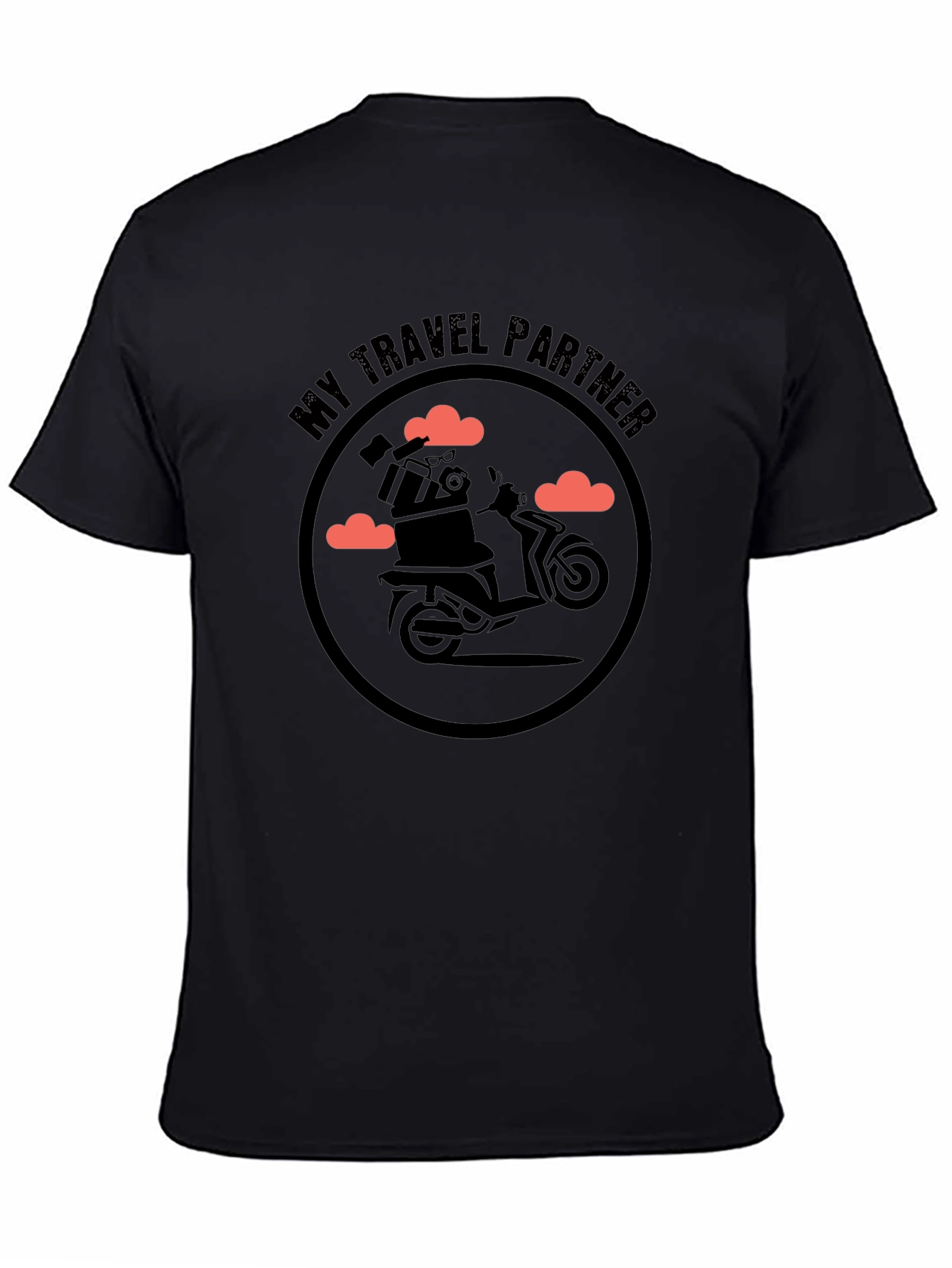 My Travel Partner Graphic Tee - Scooter Design