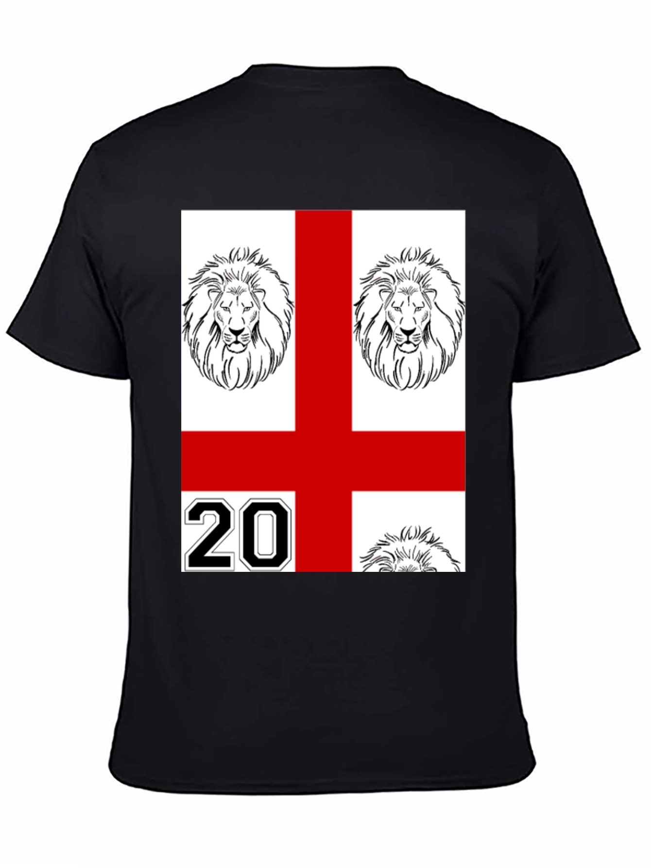 England Lions Graphic T-Shirt - Black