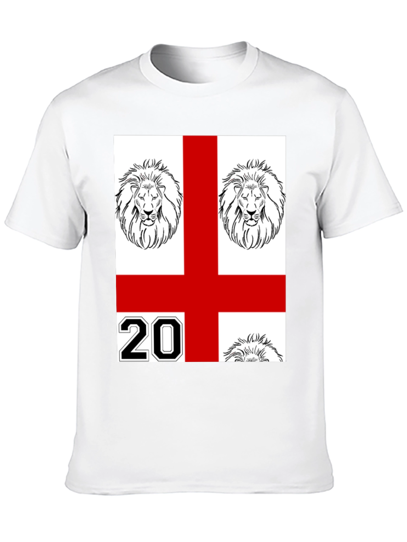England Lions Graphic T-Shirt - Black