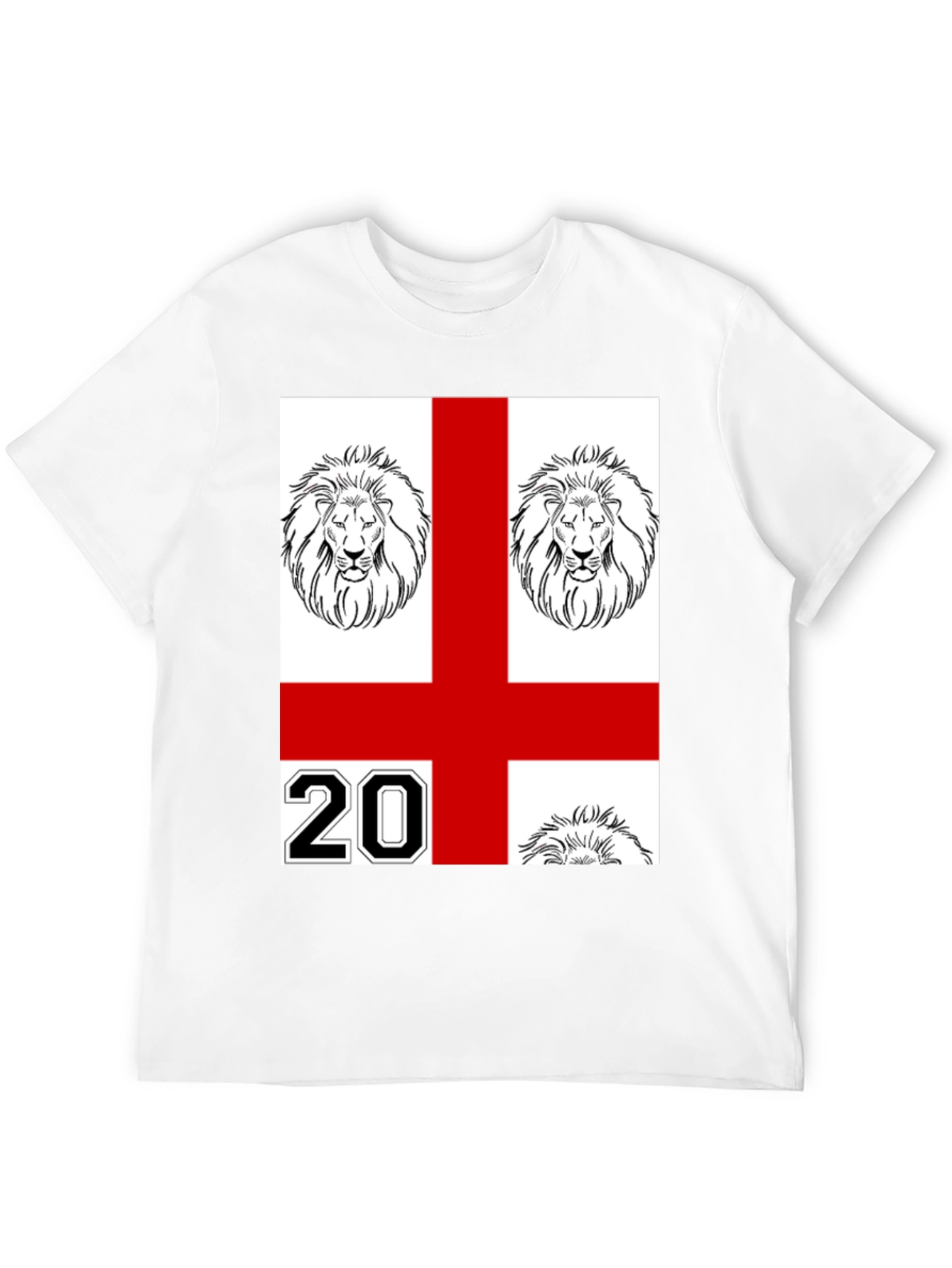 England Lions Graphic T-Shirt - Black