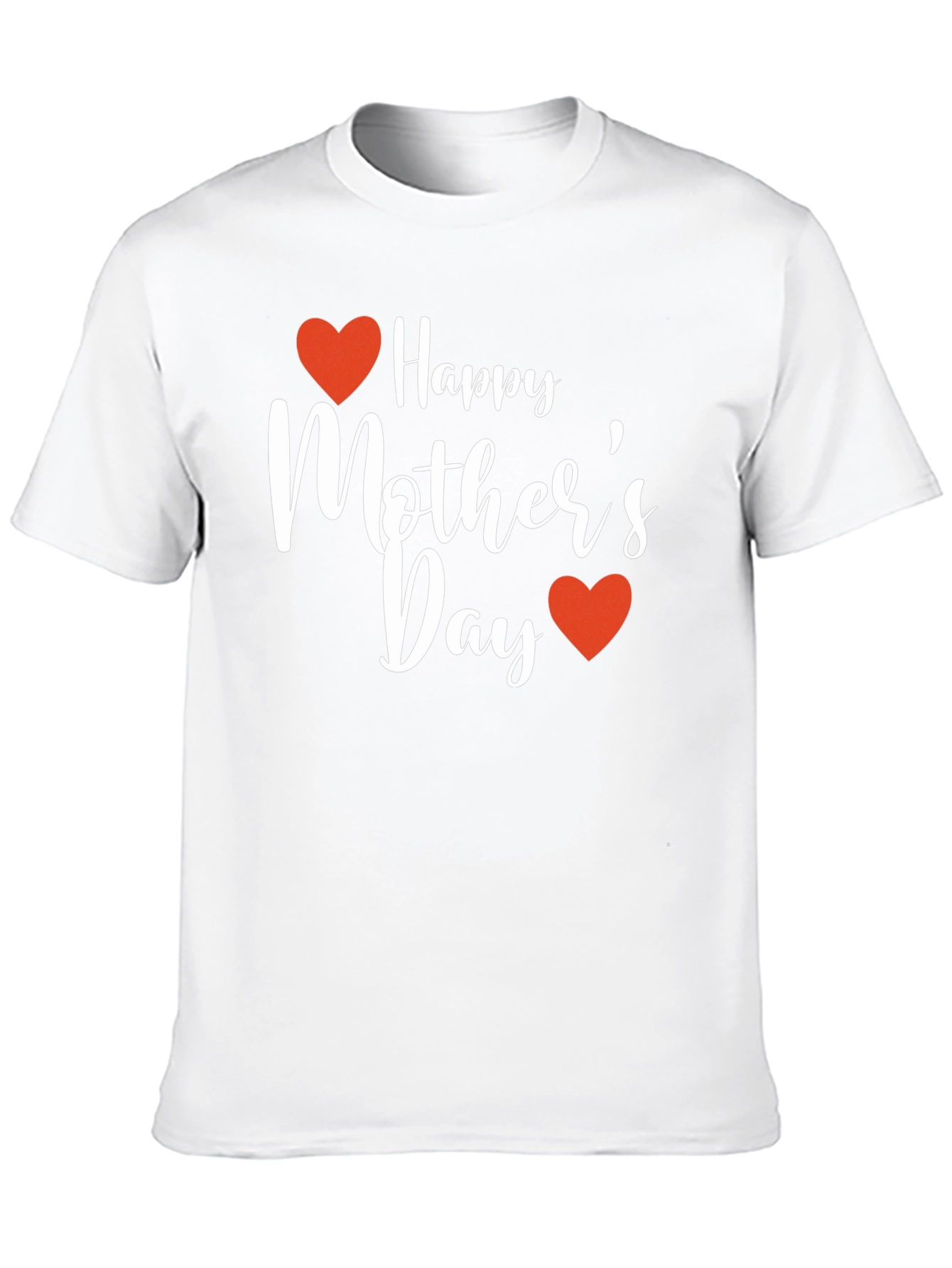 Happy Mothers Day Graphic Tee - Black