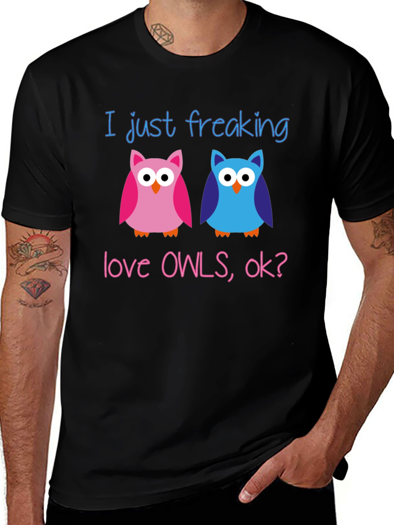 I Just Freaking Love Owls T-Shirt