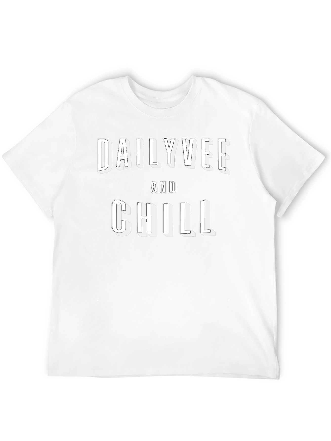 DailyVee and Chill Black Graphic Tee