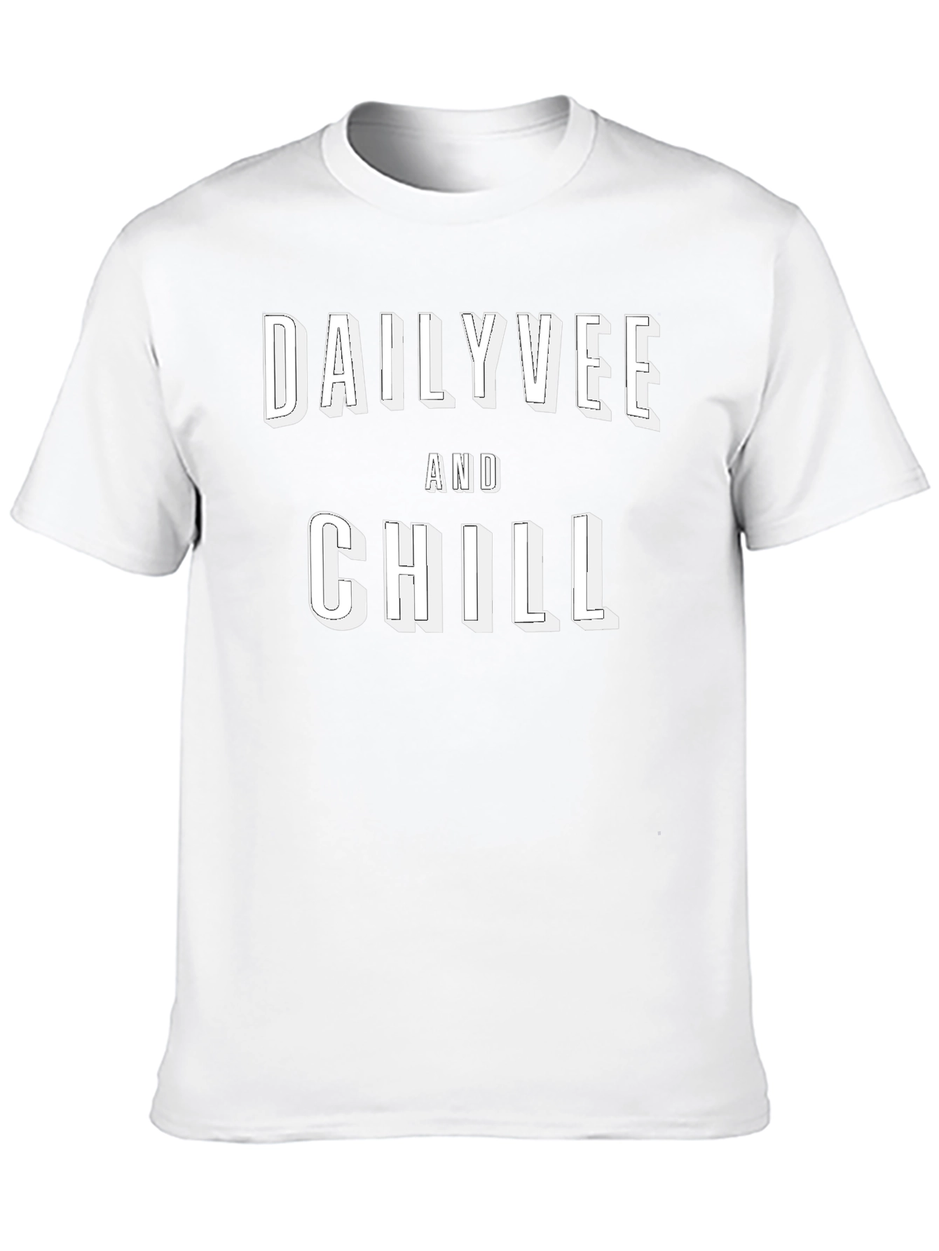 DailyVee and Chill Black Graphic Tee
