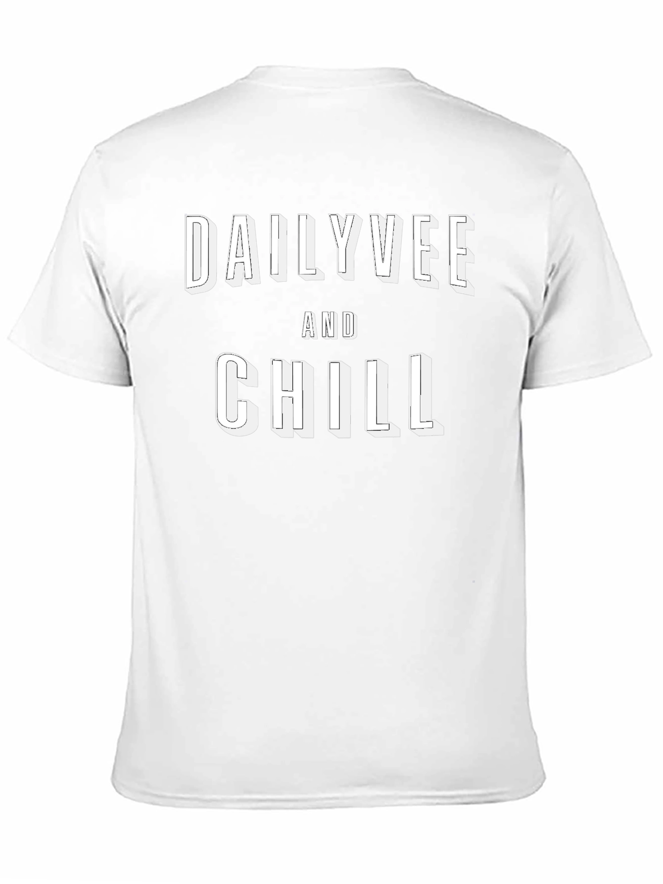 DailyVee and Chill Black Graphic Tee
