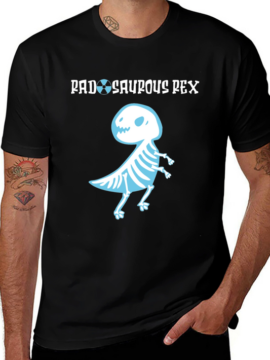 Rad-Saurous Rex T-Shirt - Funny Dinosaur X-Ray Tee