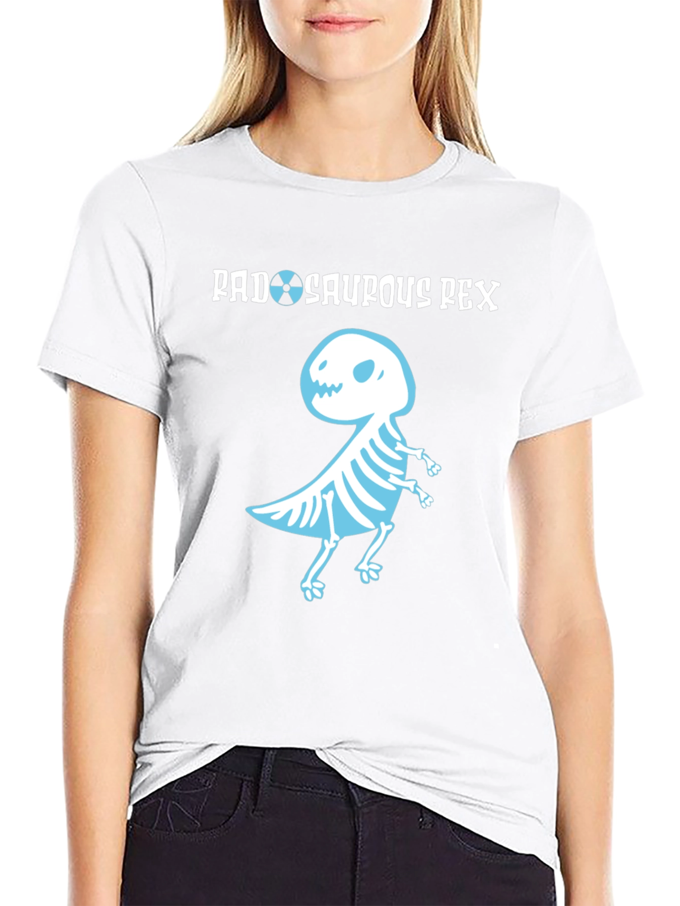 Rad-Saurous Rex T-Shirt - Funny Dinosaur X-Ray Tee