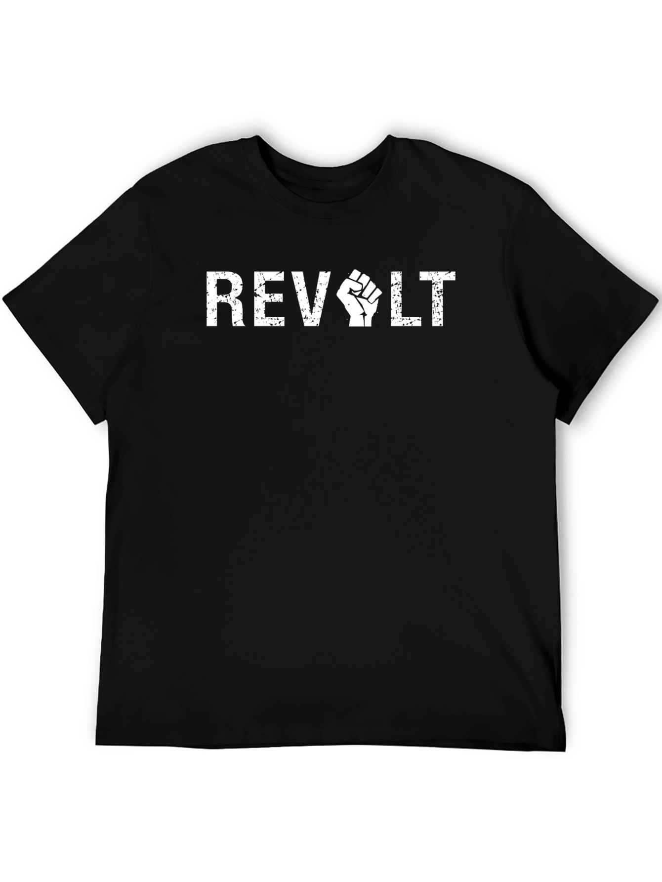 Revolt Fist Graphic Black T-Shirt