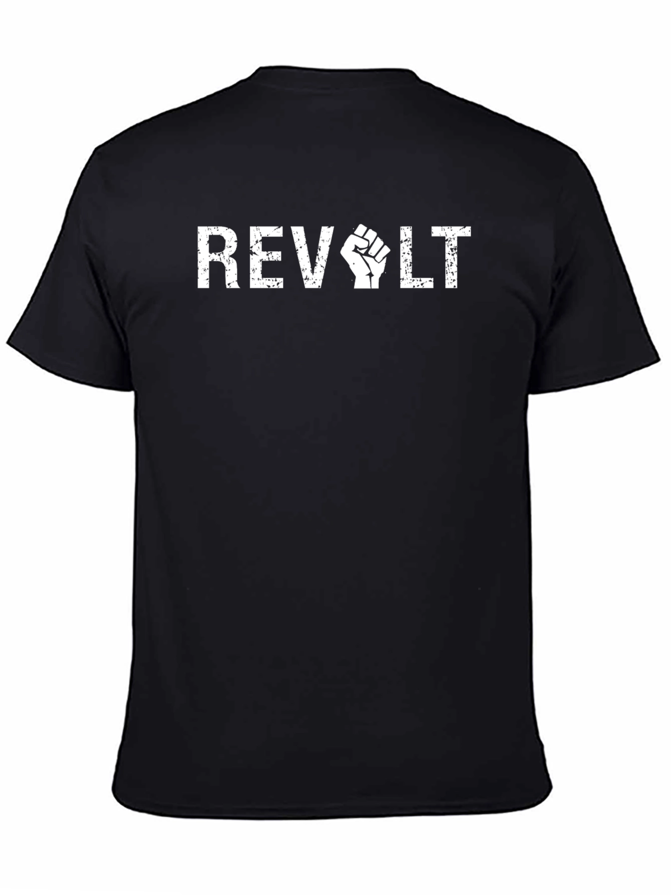 Revolt Fist Graphic Black T-Shirt