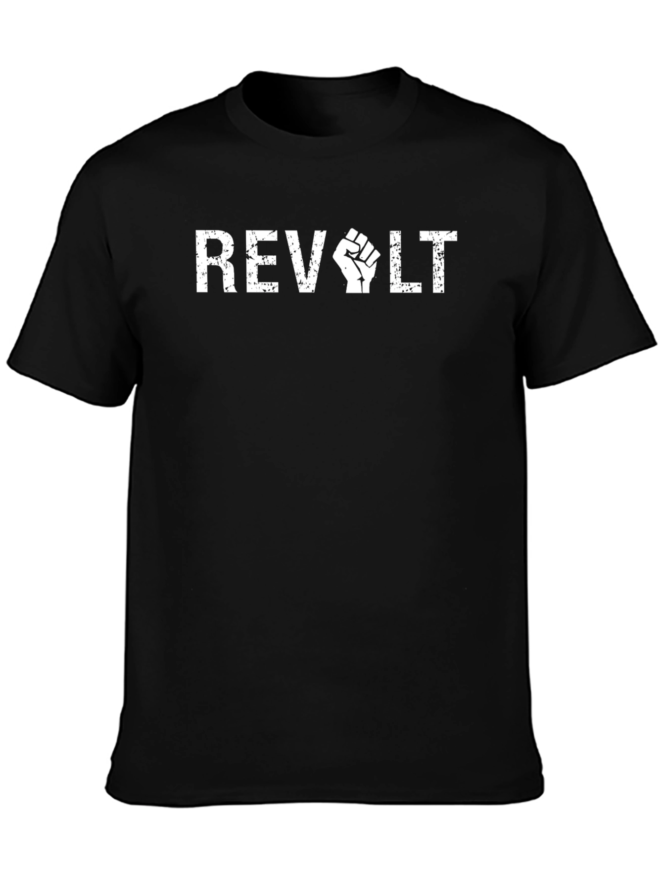 Revolt Fist Graphic Black T-Shirt